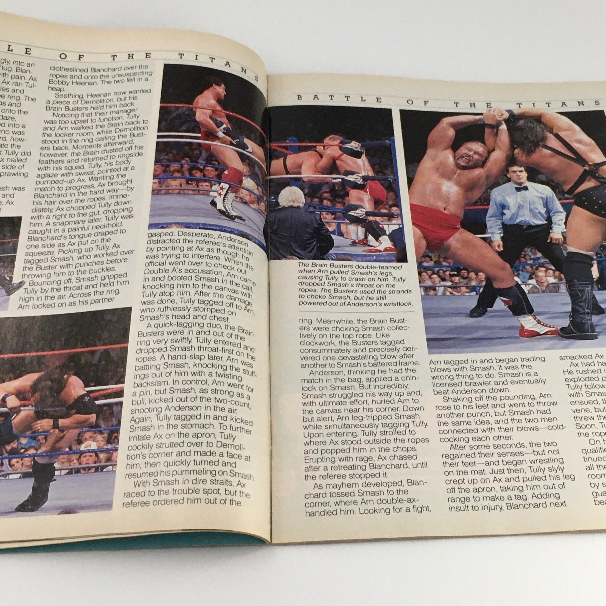 WWF Magazine August 1989 The Rockers Shawn Michaels & Marty Jannetty No Label VG