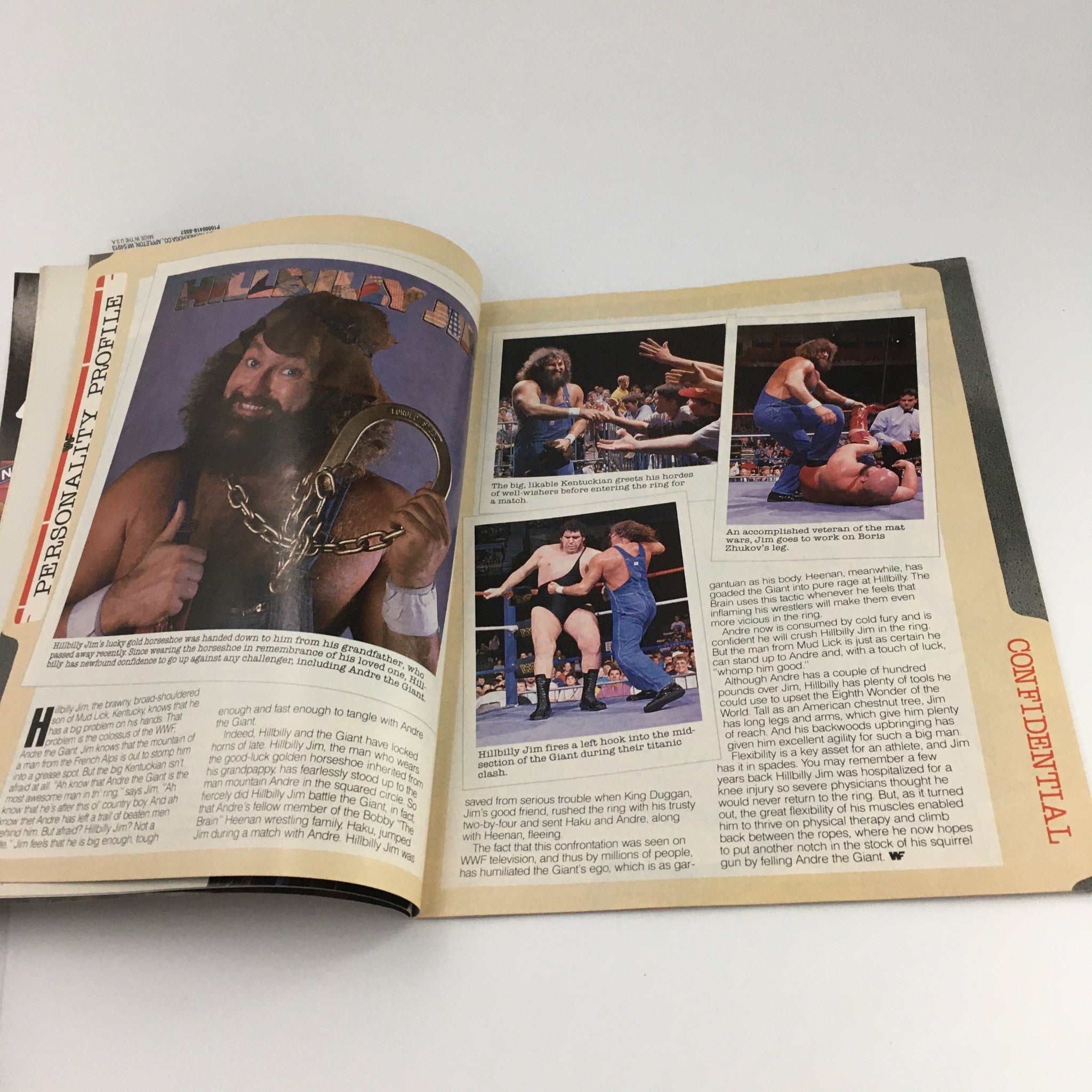 WWF Magazine September 1989 Jim Duggan & Shawn Michaels The Rockers No Label VG