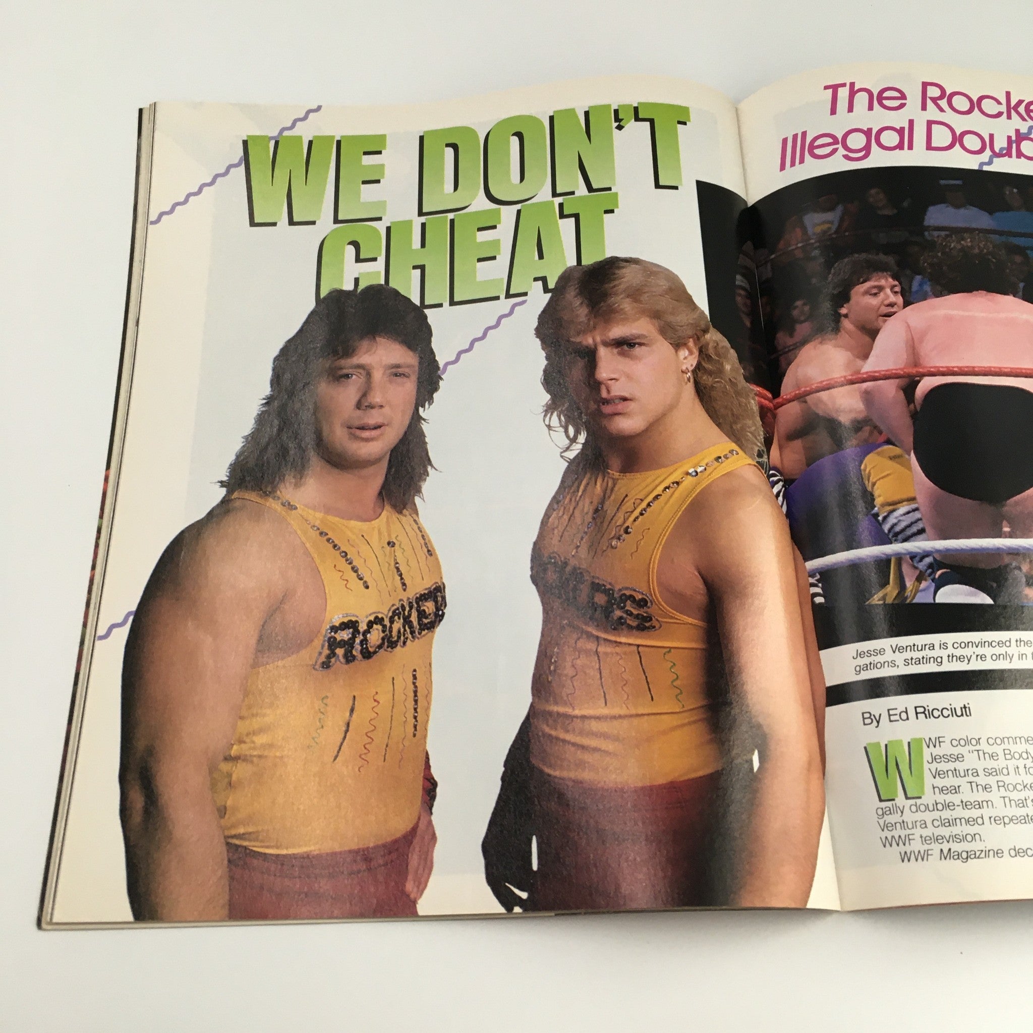 WWF Magazine September 1989 Jim Duggan & Shawn Michaels The Rockers No Label VG