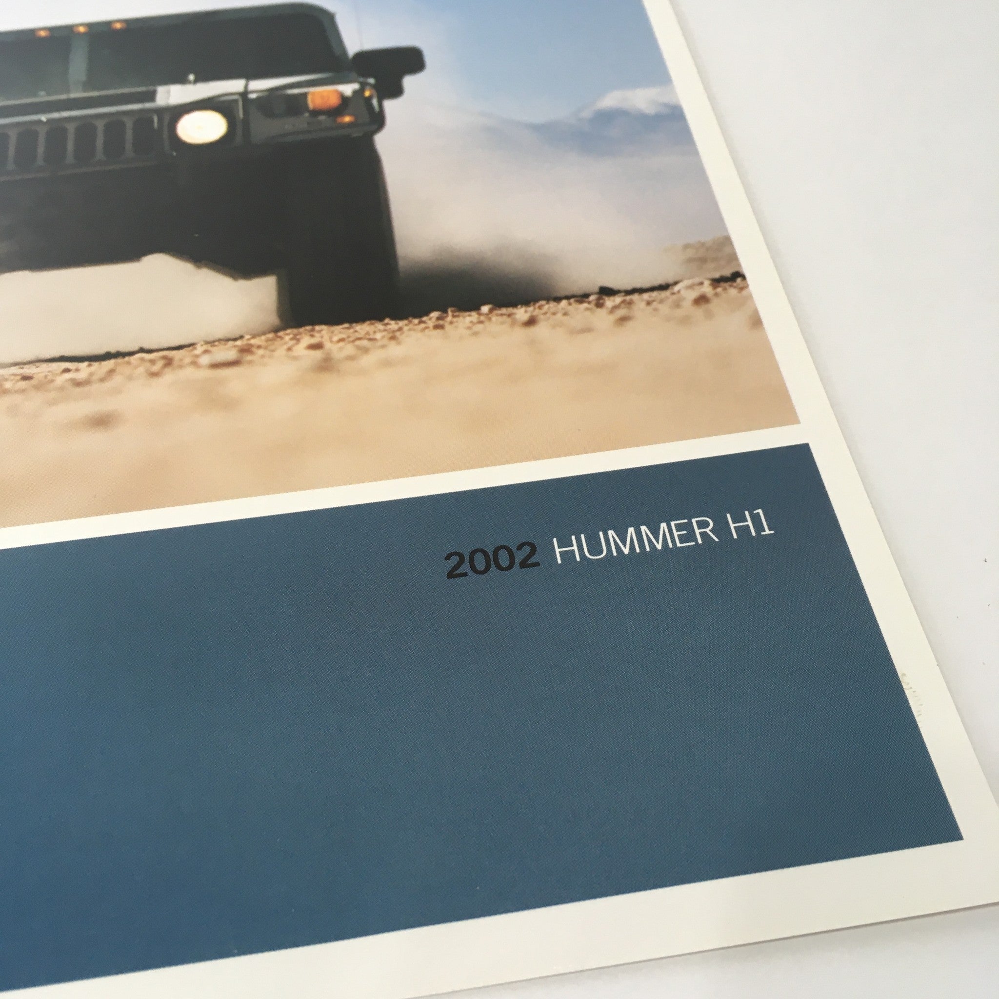 2002 Hummer H1 4x4 Dealership Car Auto Catalog Brochure