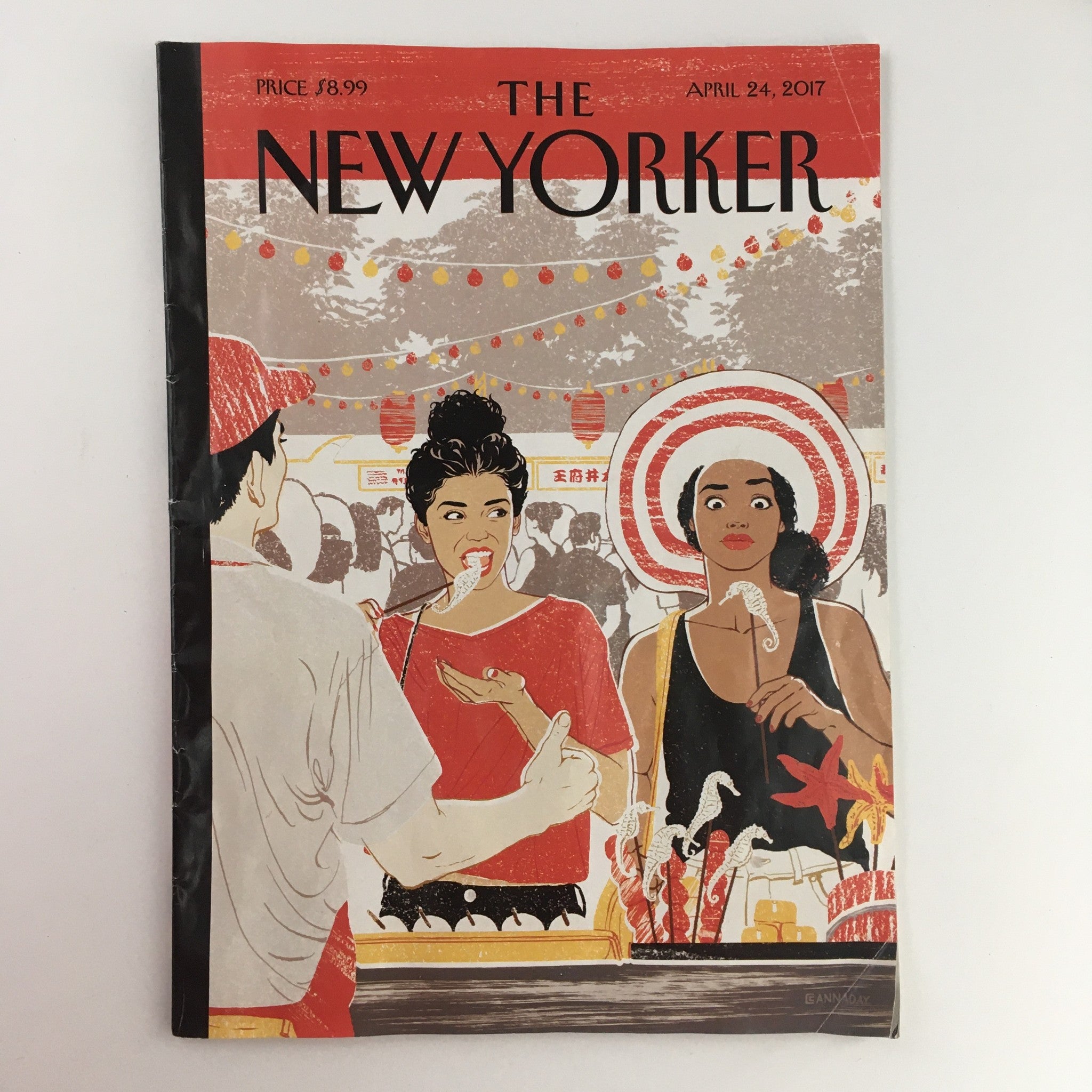 The New Yorker April 24 2017 Full Magazine Theme Cover Cannaday Chapman No Label