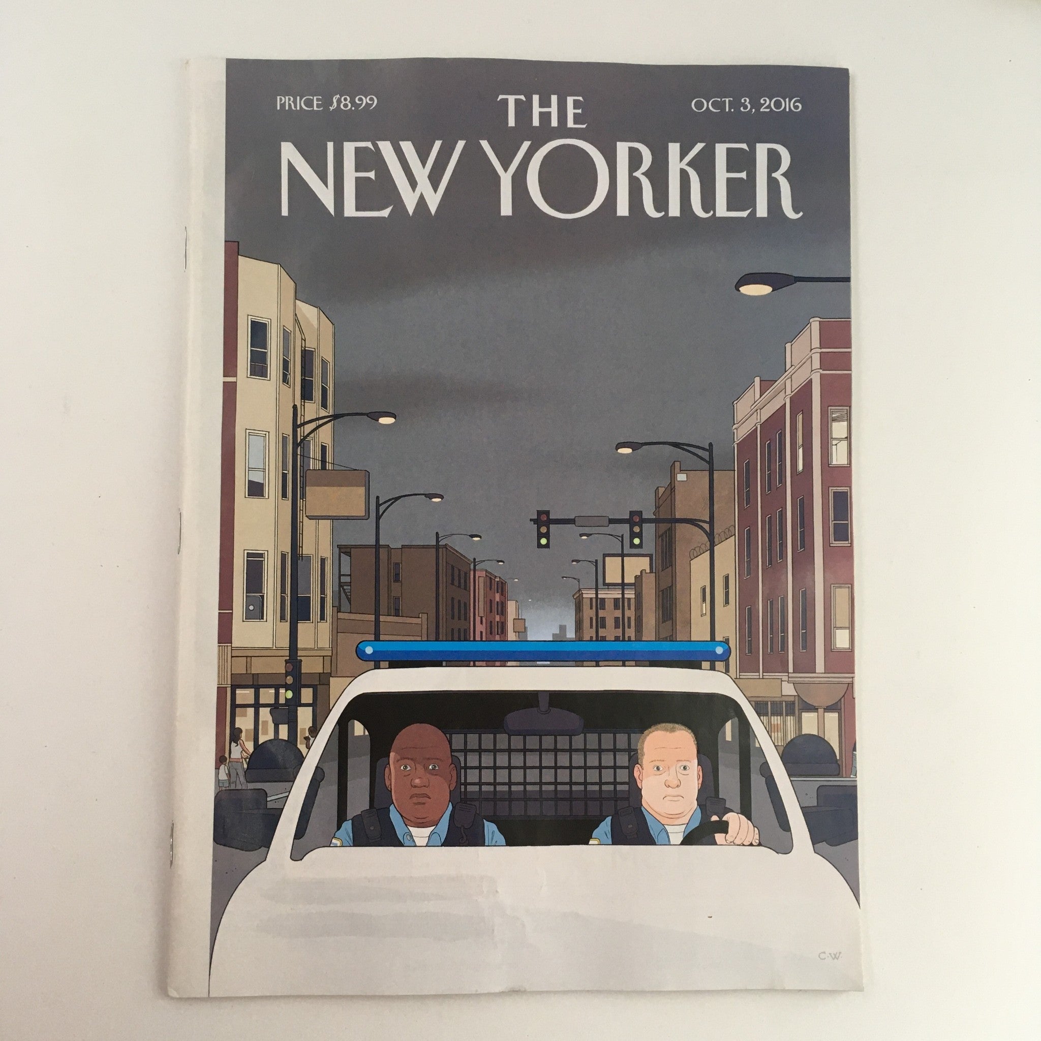 The New Yorker October 3 2016 Full Magazine Theme Cover 'Shift' Chris Ware