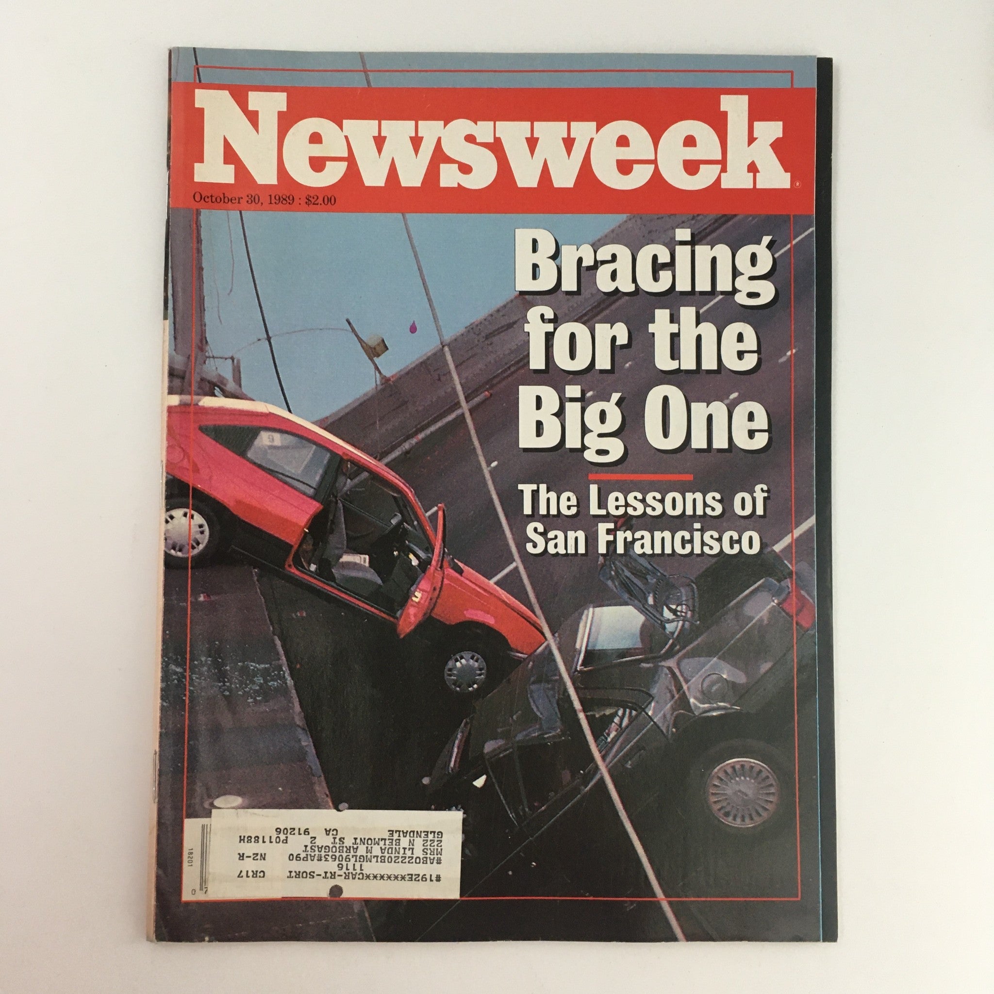 Newsweek Magazine October 30 1989 Bracing Big One, The Lessons of San Francisco