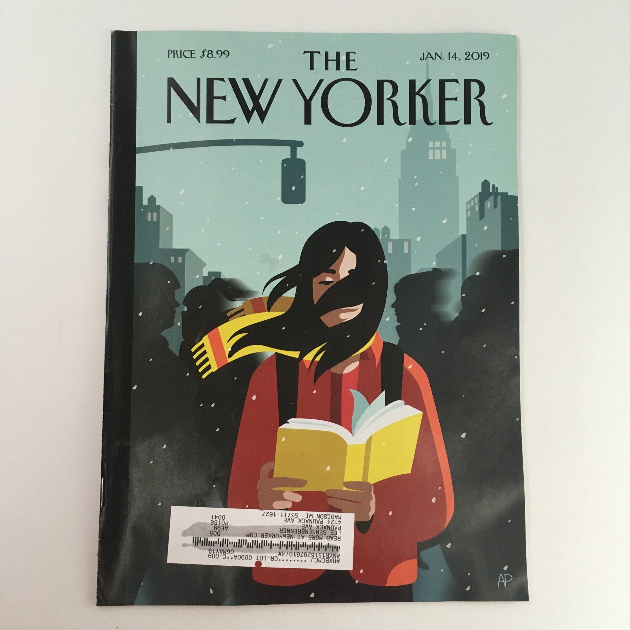 The New Yorker January 14 2019 Full Magazine Theme Cover Anna Parini, VG