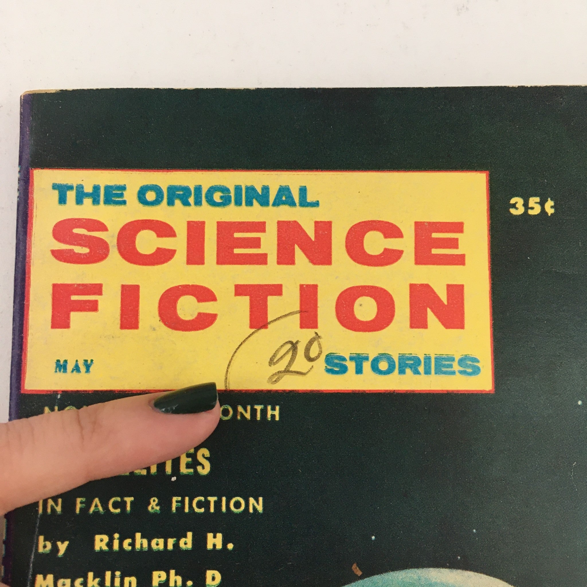 The Original Science Fiction Stories May 1958 The Tower of Zanid, No Label