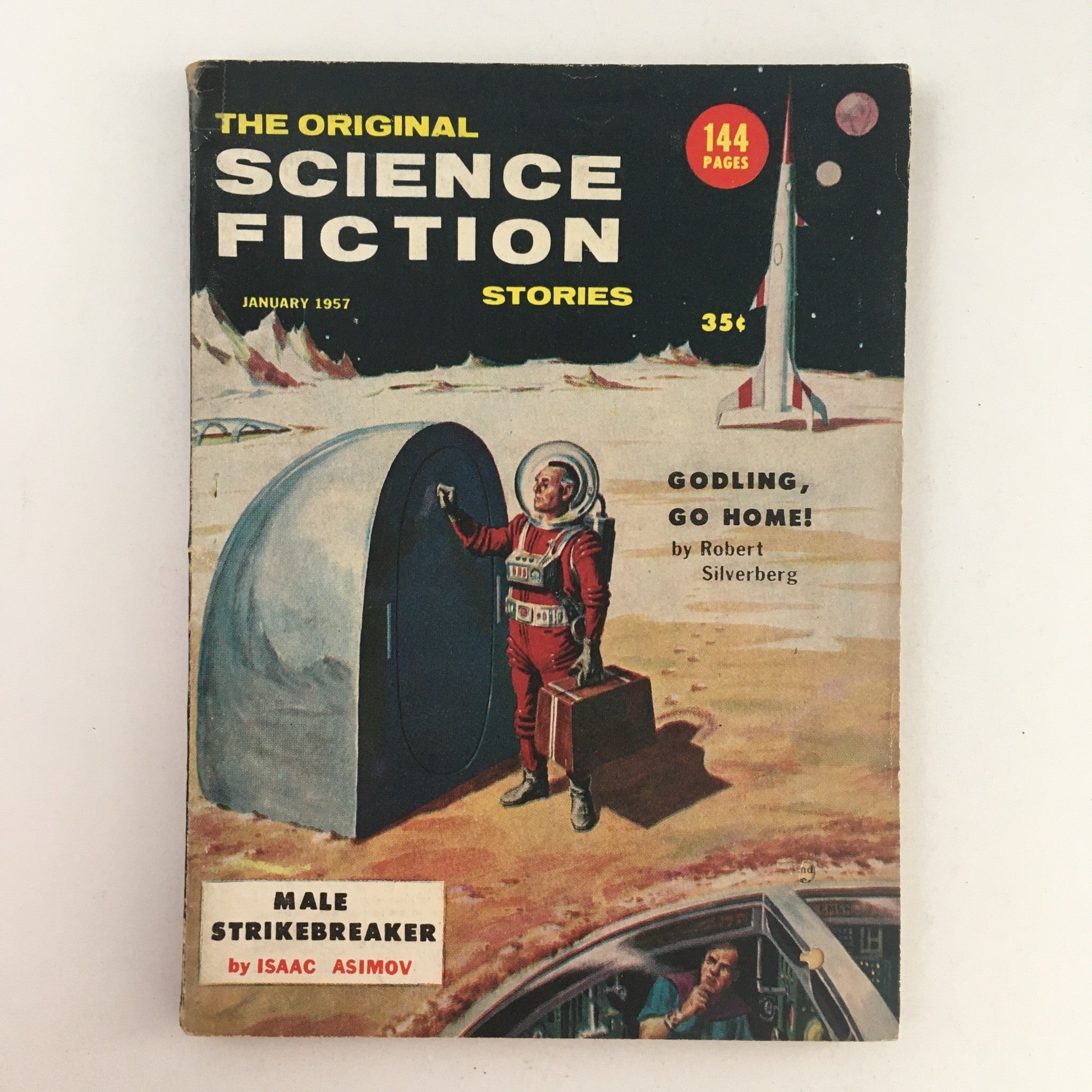 The Original Science Fiction Stories January 1957 Male Strikebreaker, No Label