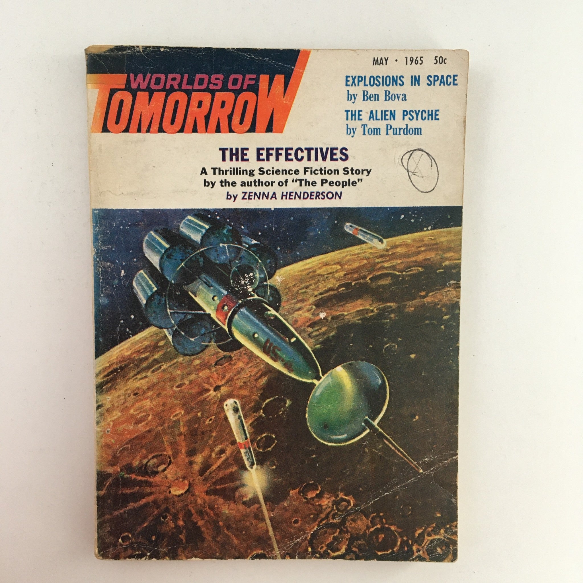 Worlds of Tomorrow Science Fiction May 1965 The Effectives Story, No Label