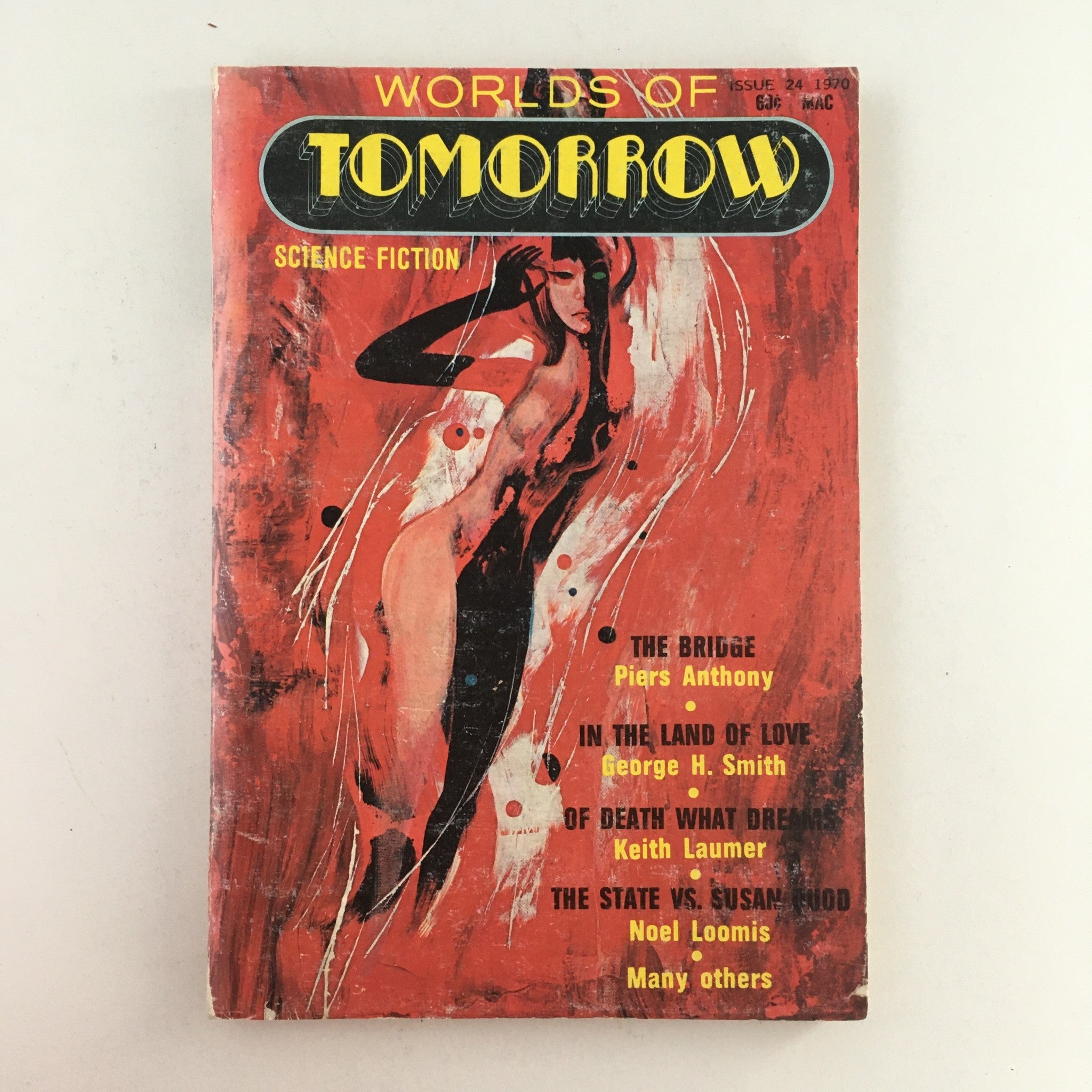 Worlds of Tomorrow Science Fiction 1970 Issue 24 The Bridge Novel, No Label