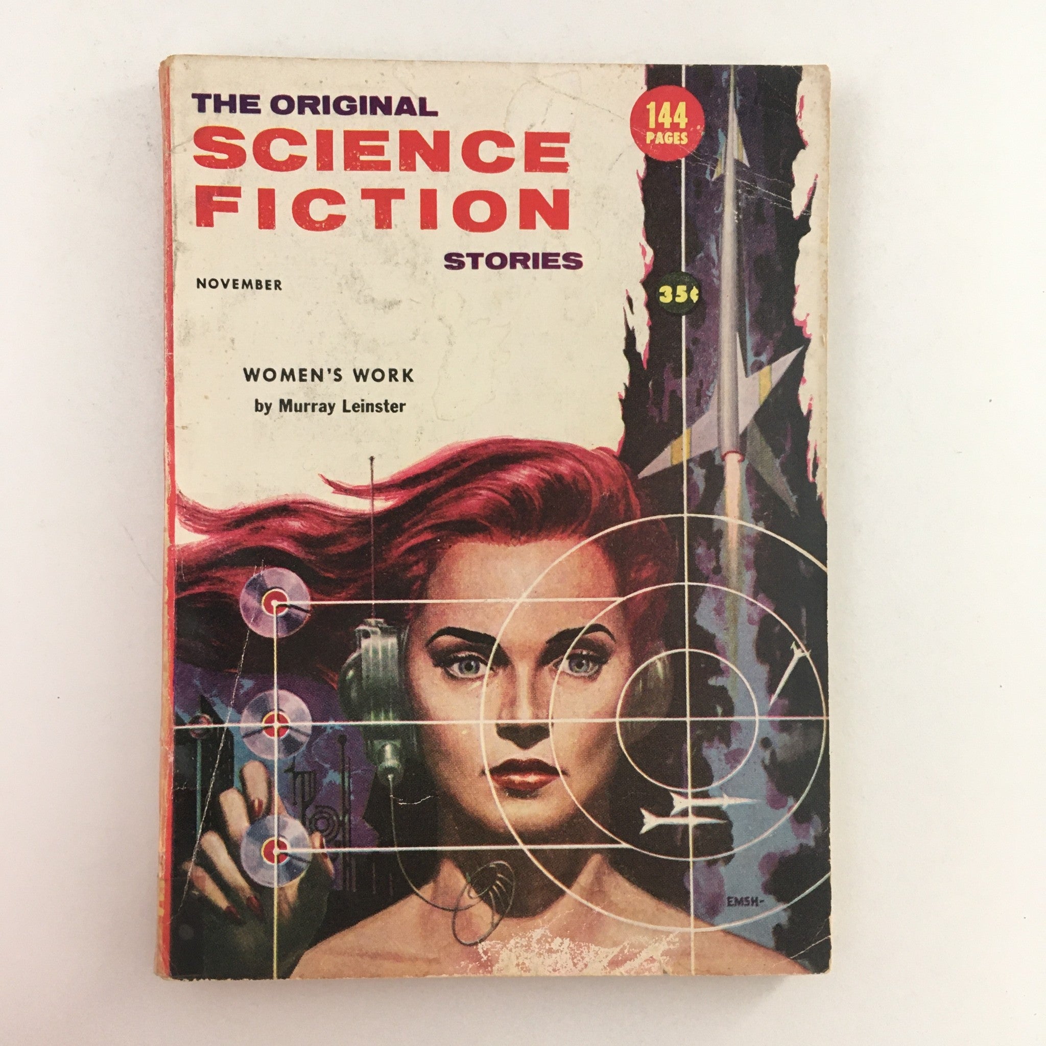 The Original Science Fiction Stories November 1956 Women's Work Novel, No Label