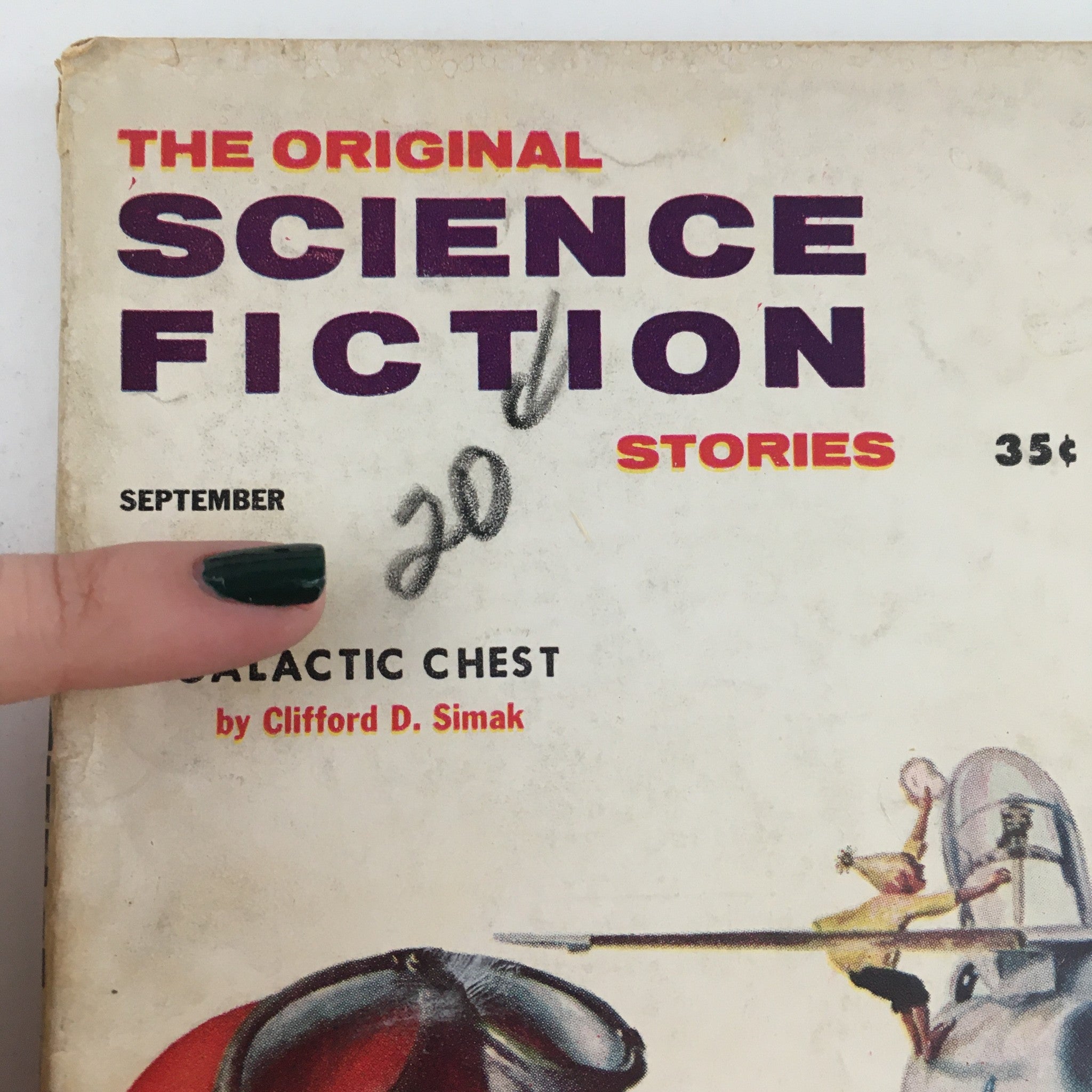 The Original Science Fiction Stories September 1956 Vol 7 #2 Galactic Chest