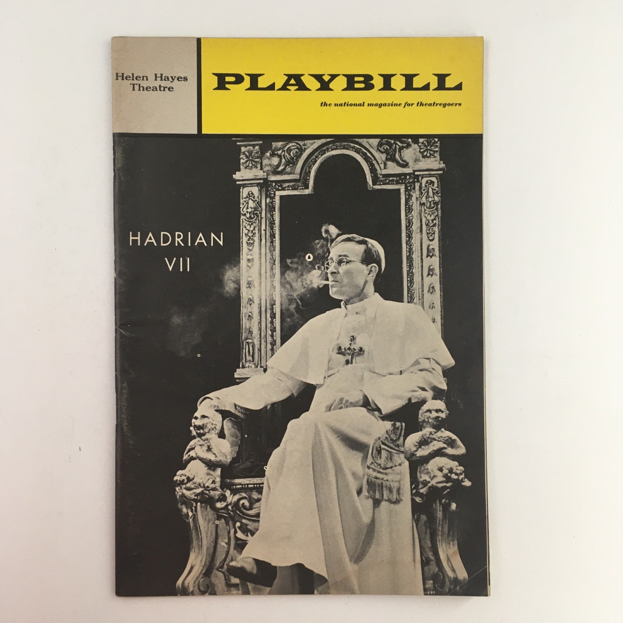 1969 Playbill Hadrian VII by Peter Dews at Helen Hayes Theatre