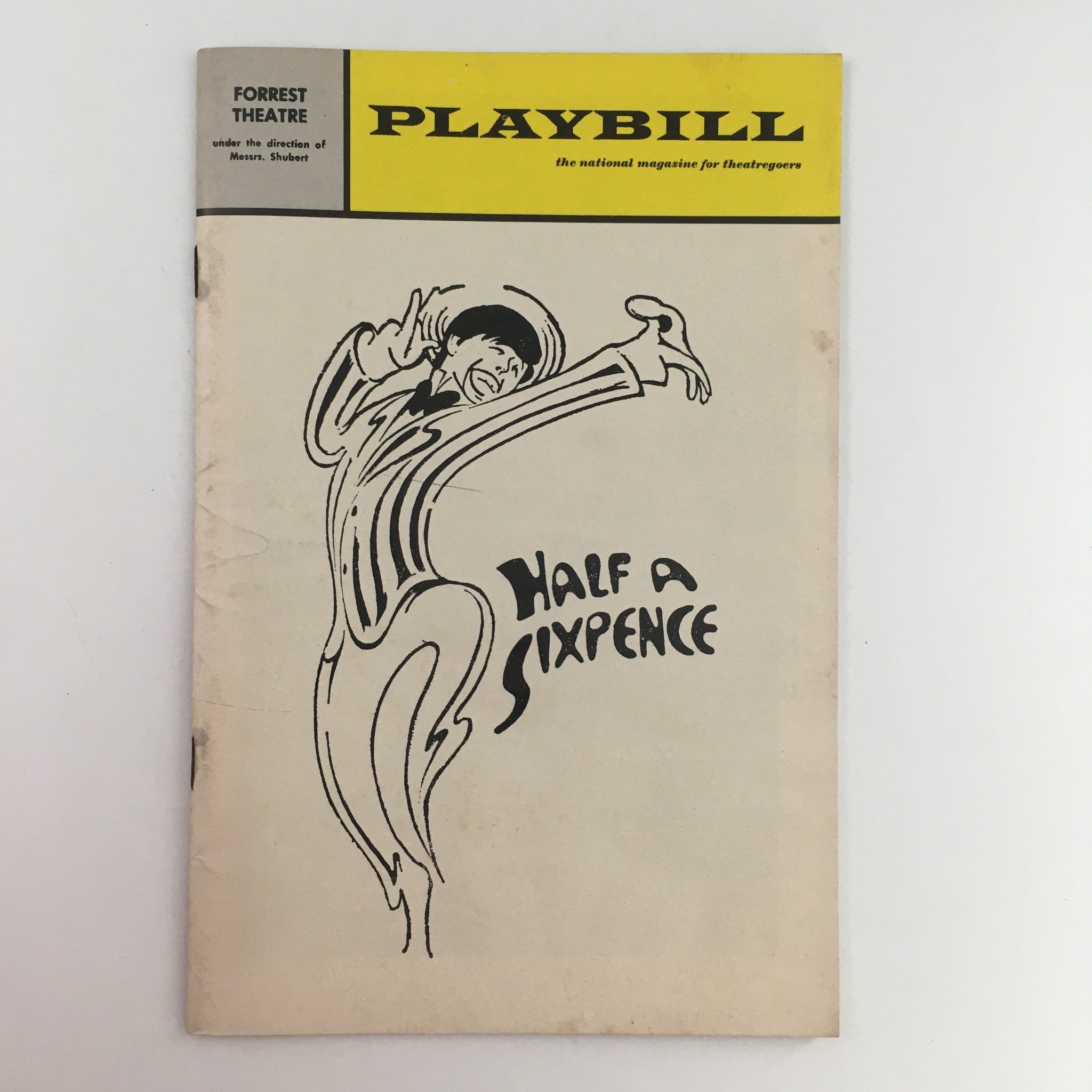 1967 Playbill Dick Kallman's Half A Sixpence Musical at Forrest Theatre