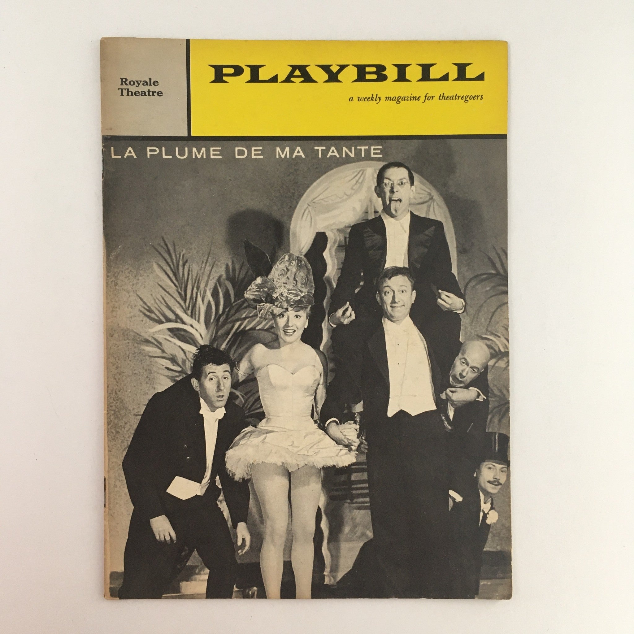 1959 Playbill La Plume De Ma Tante Broadway Musical at Royale Theatre