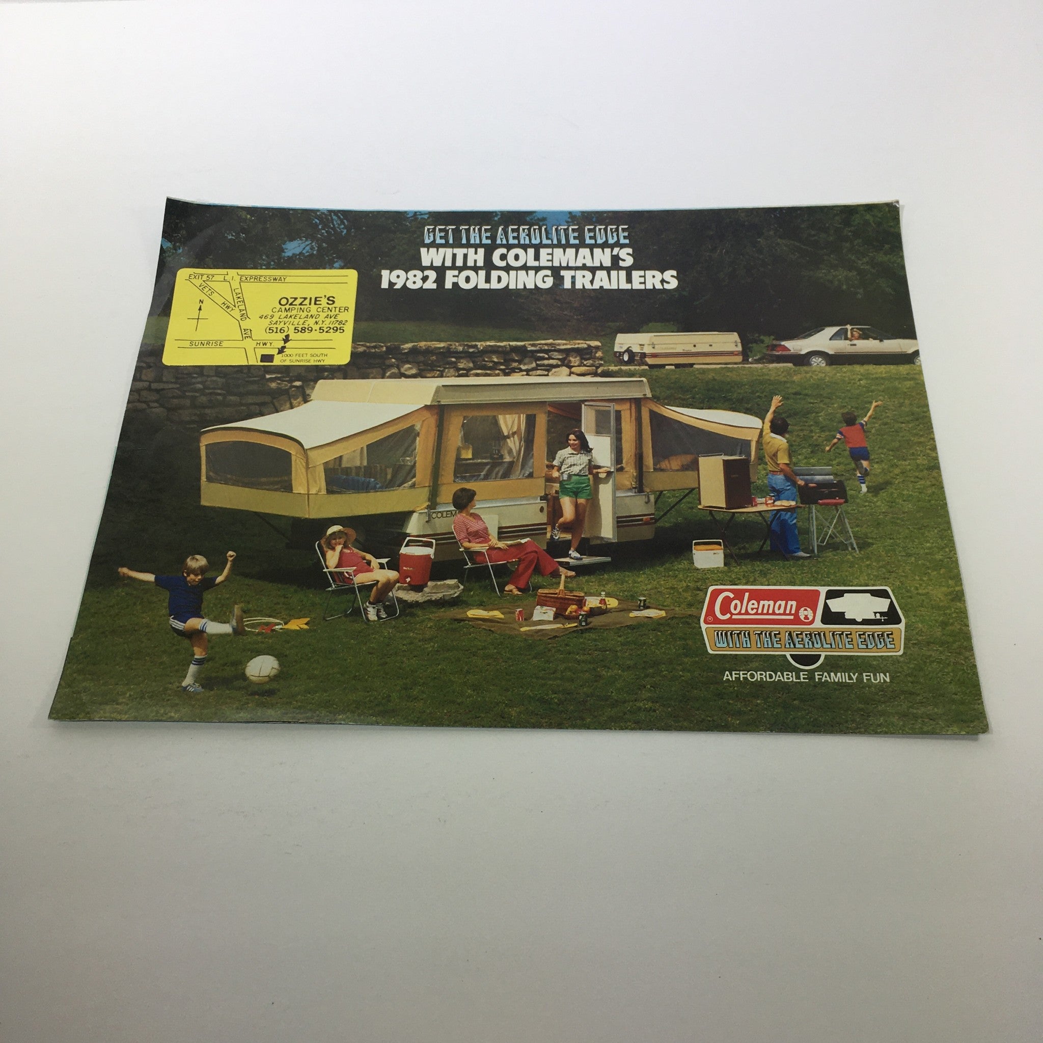 1982 Coleman Folding Trailers Dealership Car Auto Brochure Catalog