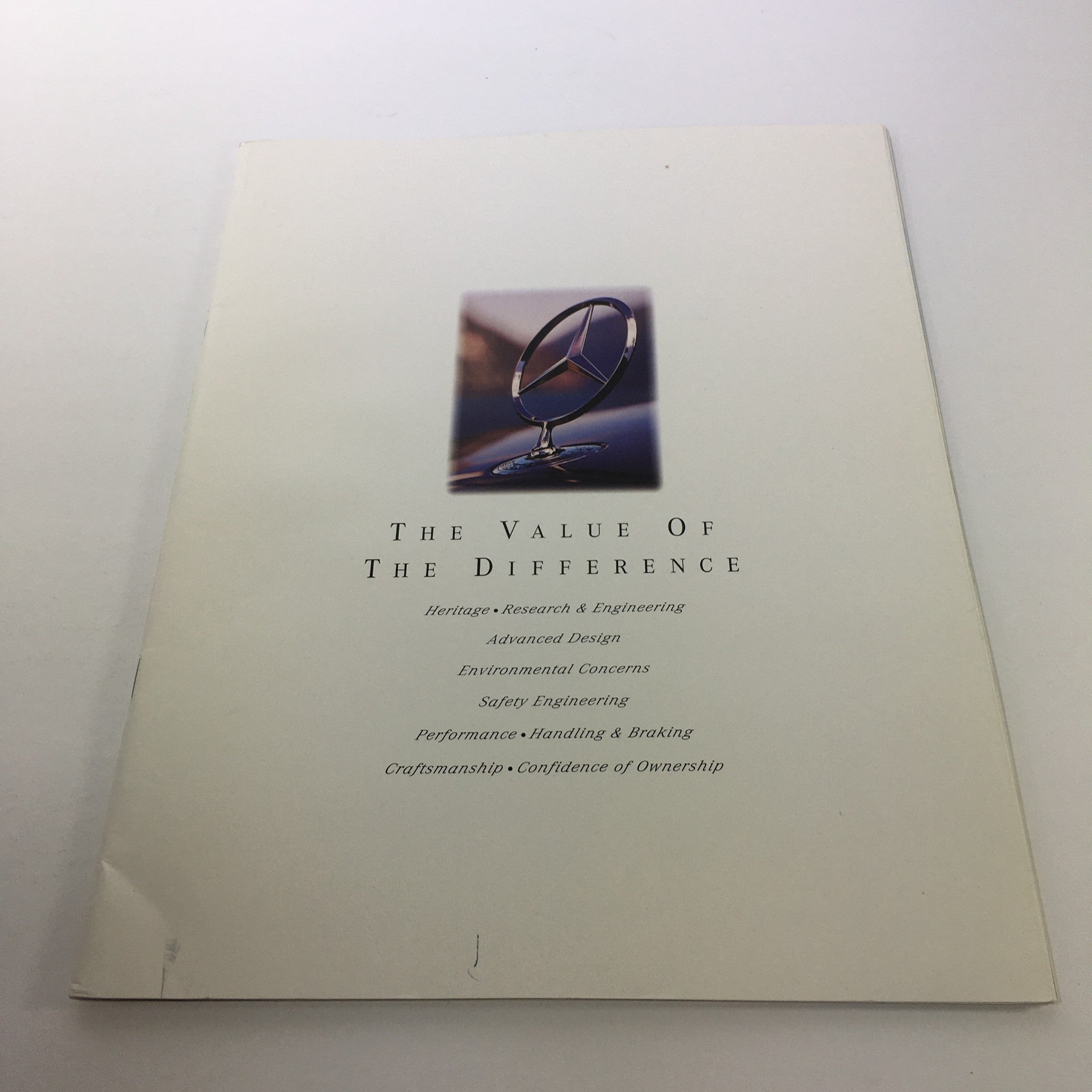 1994 Mercedes-Benz SL-Class Information Dealership Car Auto Brochure Catalog