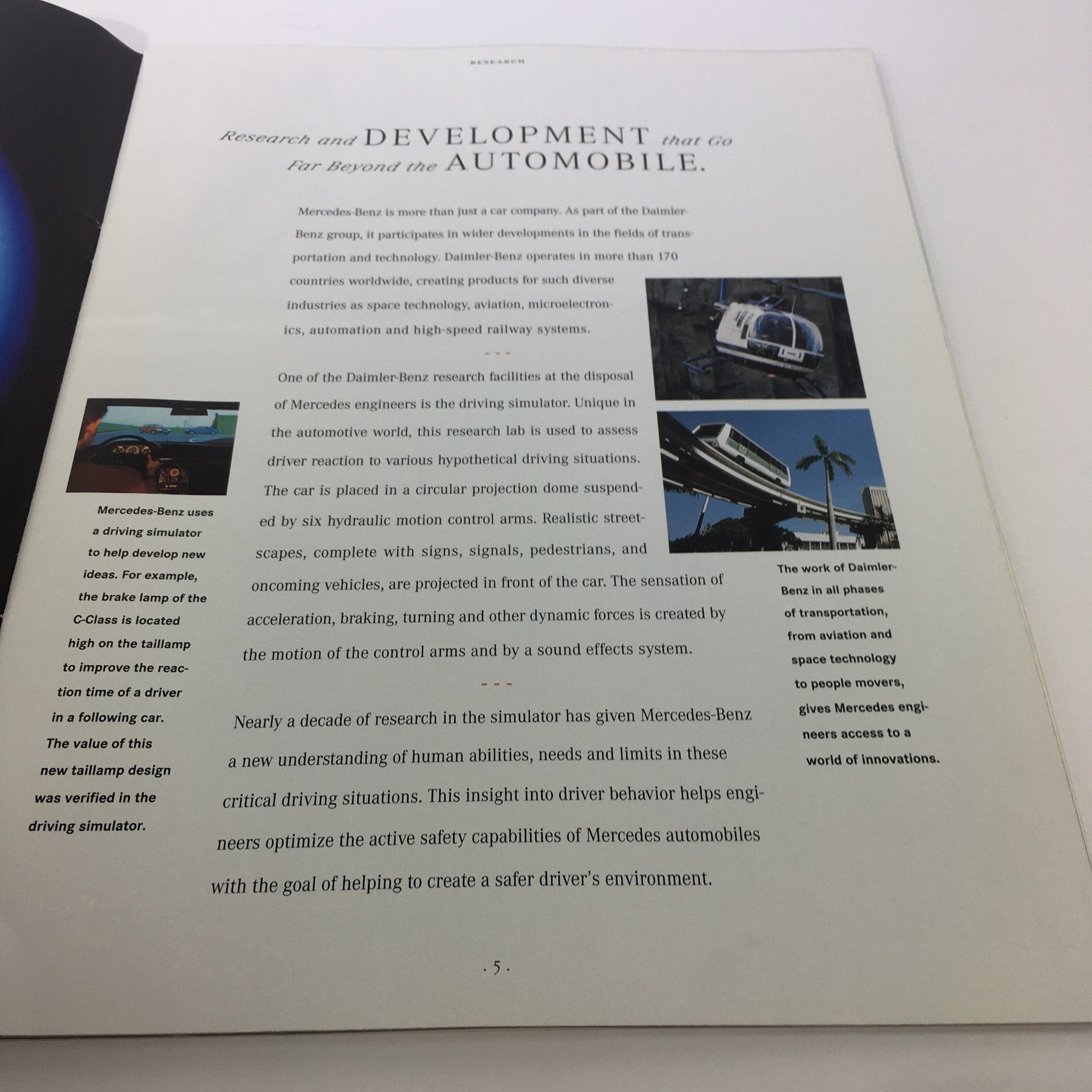 1994 Mercedes-Benz SL-Class Information Dealership Car Auto Brochure Catalog