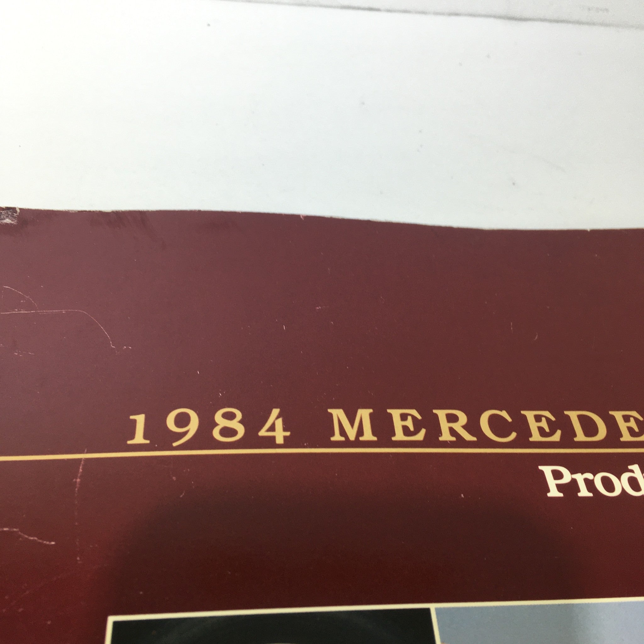 1984 Mercedes-Benz Product and Sales Information Catalog