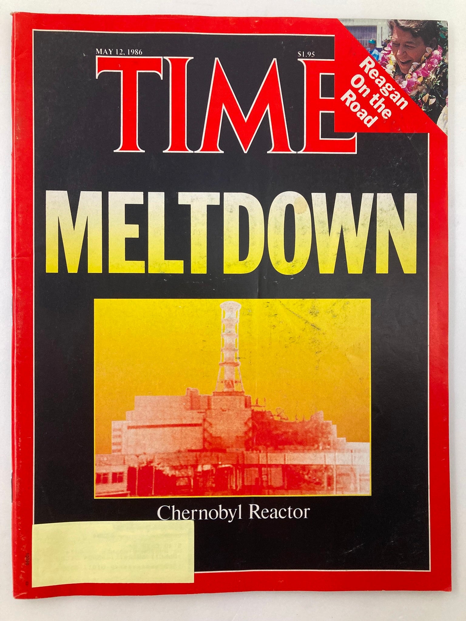 VTG Time Magazine May 12 1986 Chernobyl Reactor Meltdown & Ronald Reagan on Road