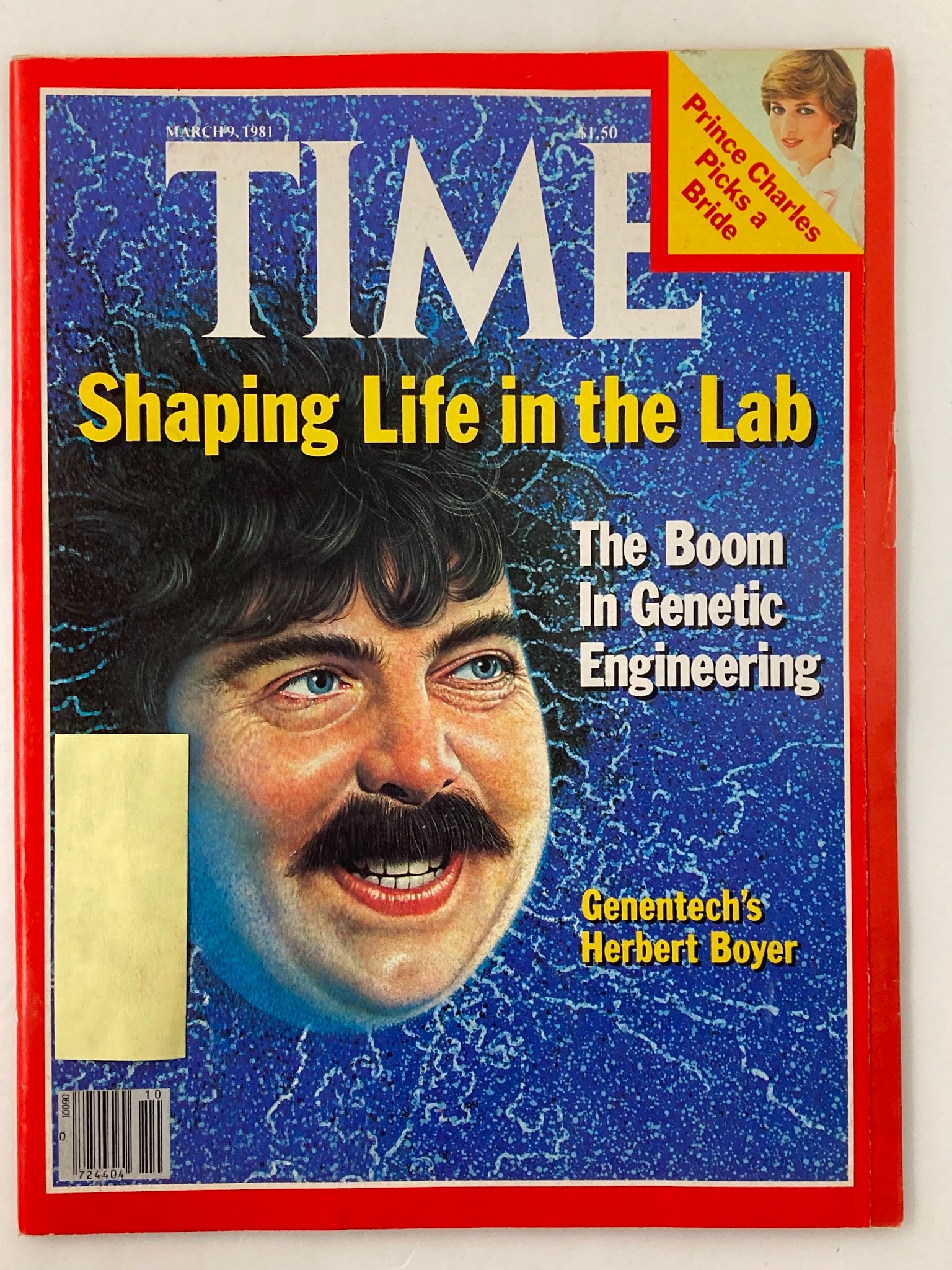 VTG Time Magazine March 9 1981 Genentech's Herbert Boyer Shaping Life in the Lab