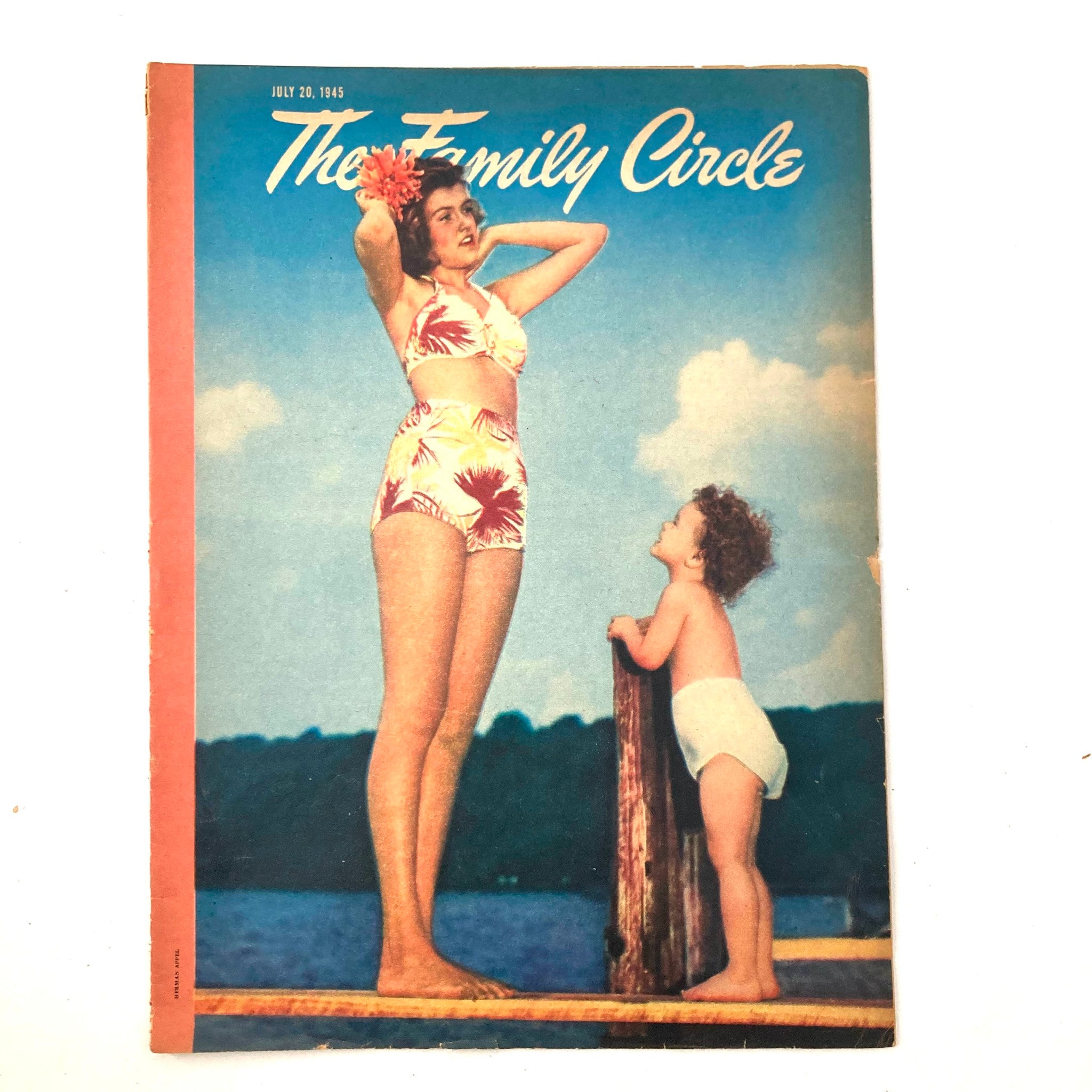 VTG The Family Circle Magazine July 20 1945 Mrs. Boots Lady Eskimo No Label