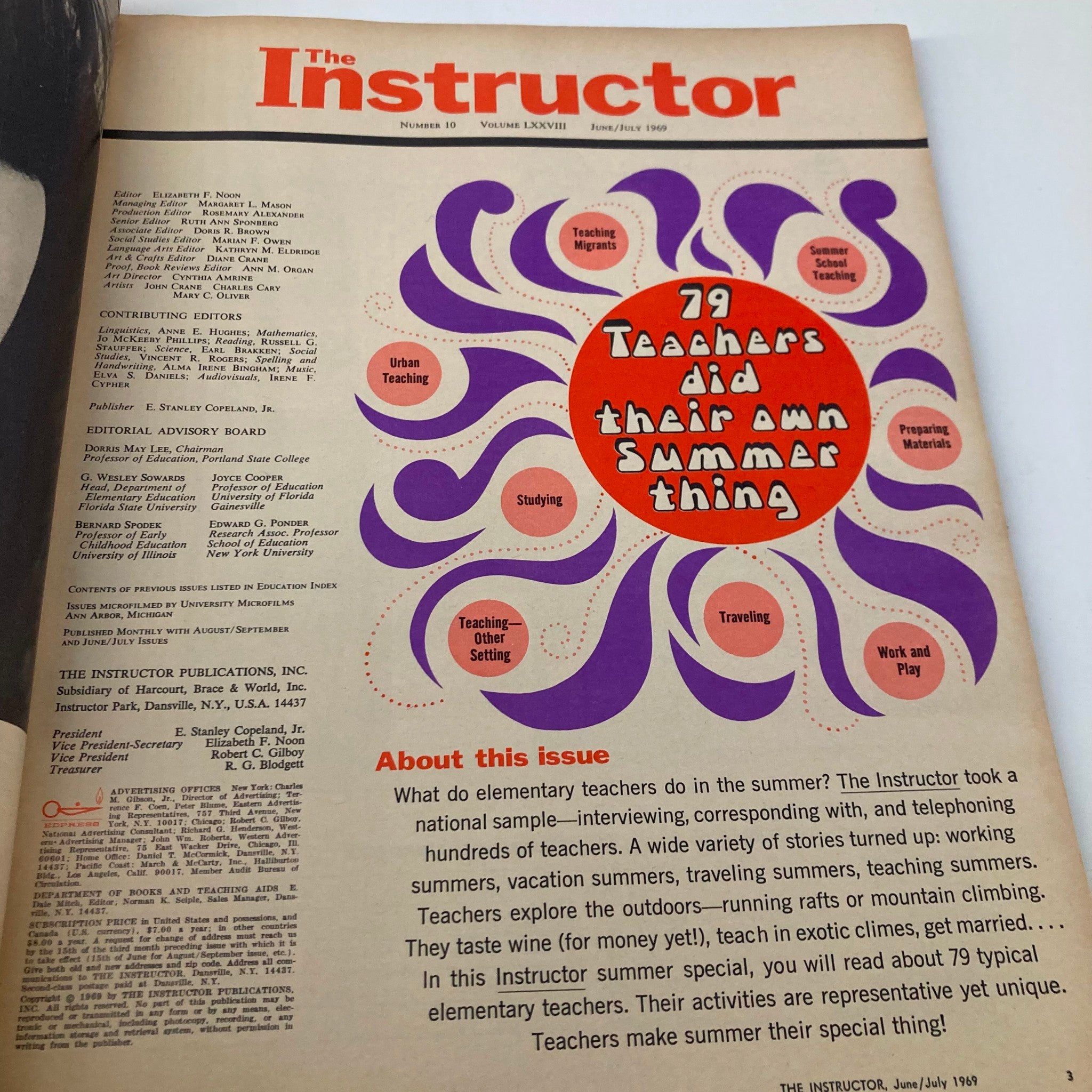 VTG The Instructor Magazine June 1969 Do Your Own Thing this Summer