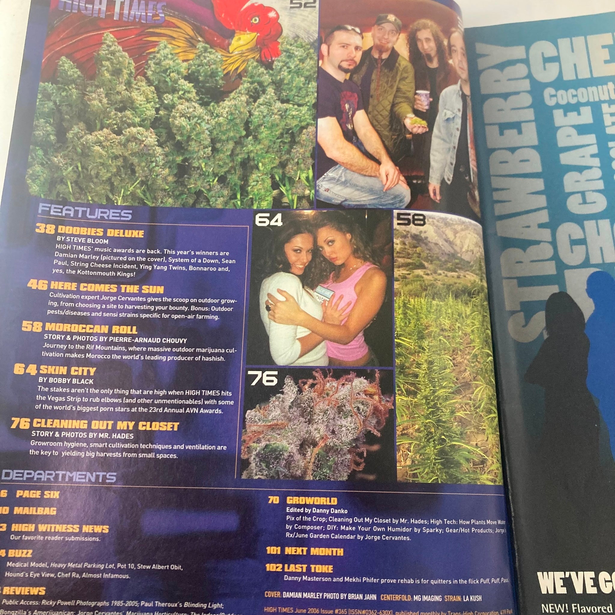 High Times Magazine June 2006 #365 Damian Marley "Jr. Gong" Best Artist No Label