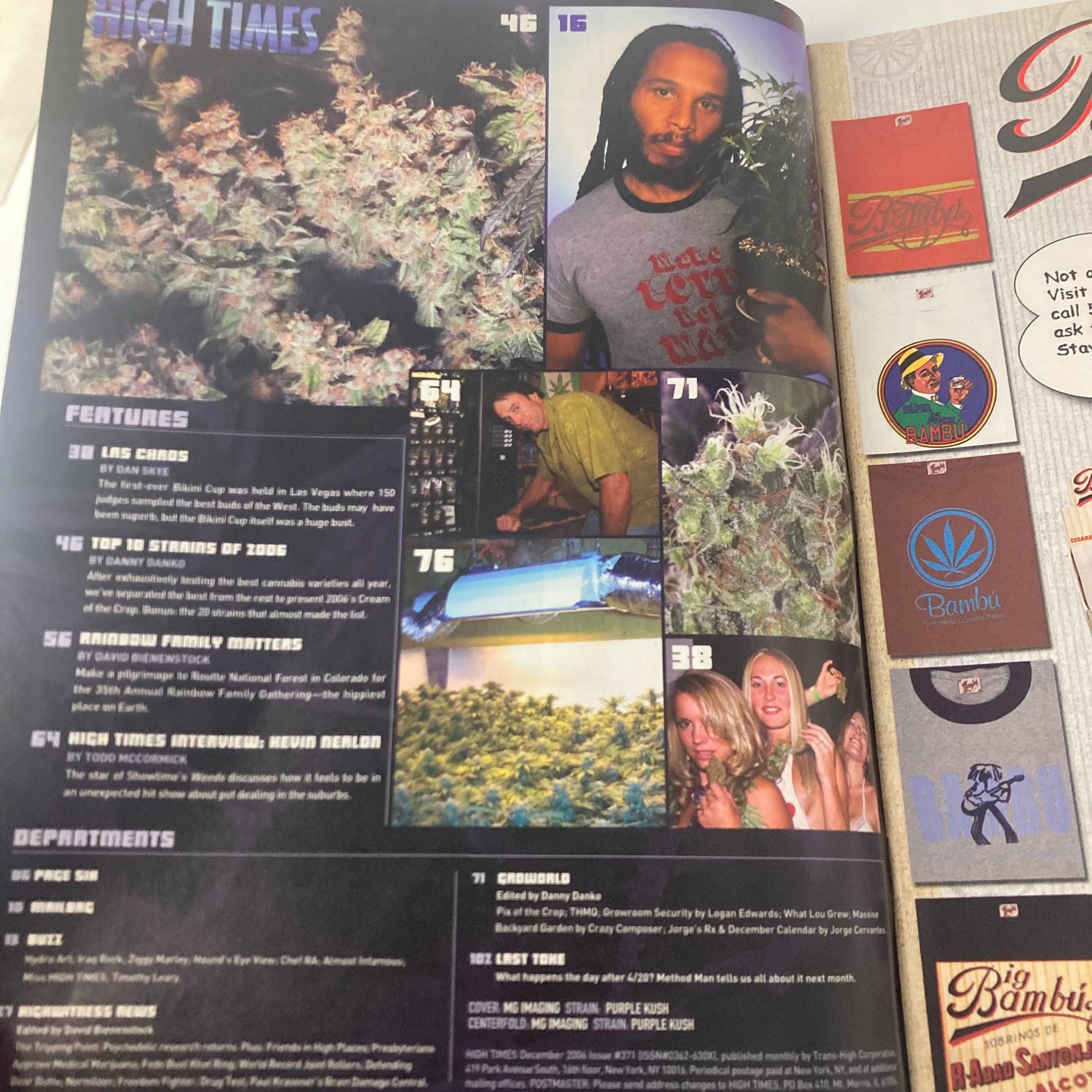 High Times Magazine December 2006 Kevin Nealon Tokes and Jokes No Label