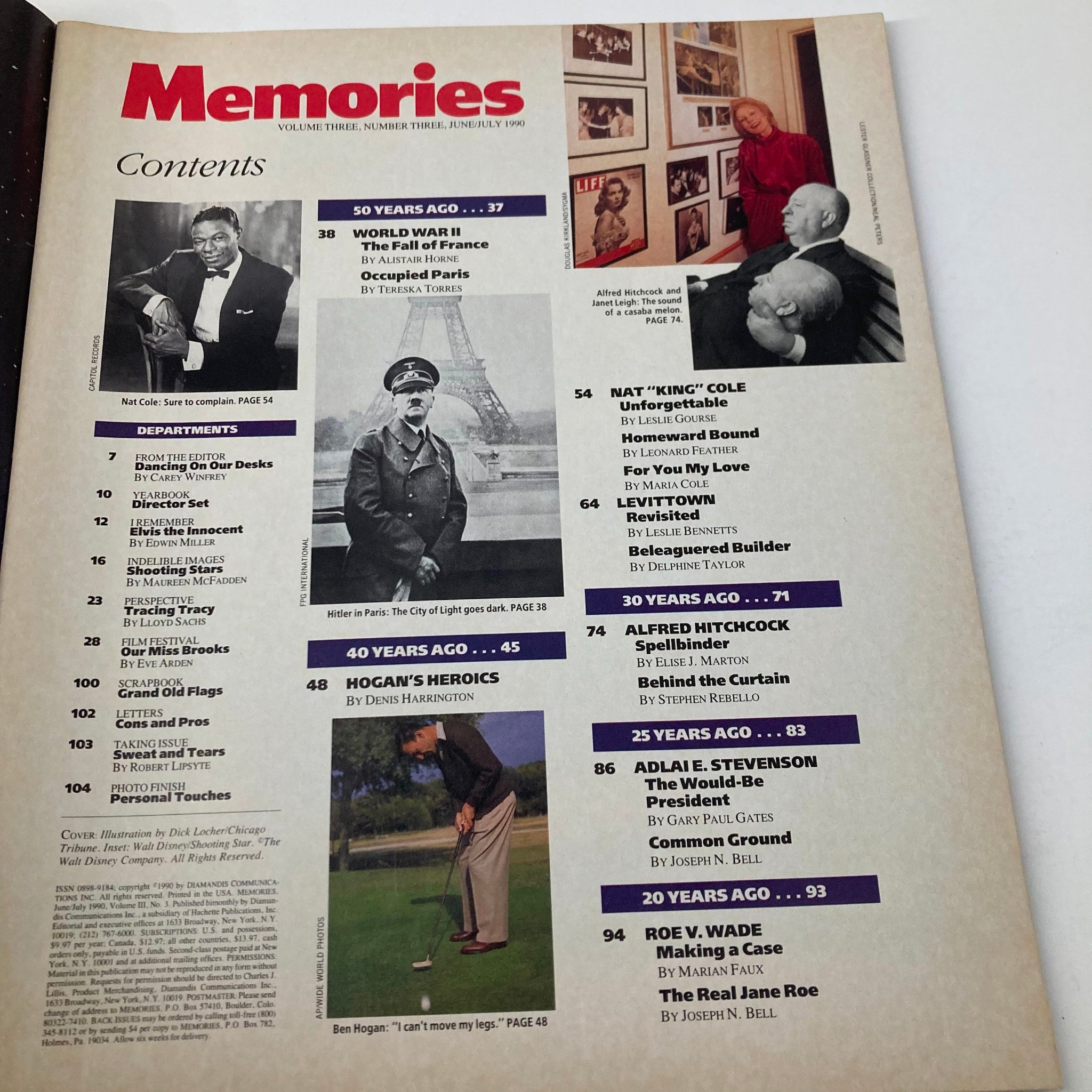 Memories Magazine of Then and Now June 1990 Dick Tracy Goes to the Movies