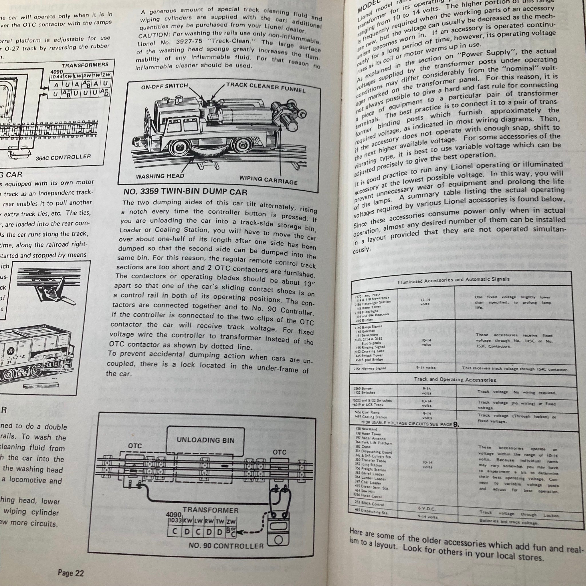 1975 Lionel Train Manual and Accessory 0/027 Catalog