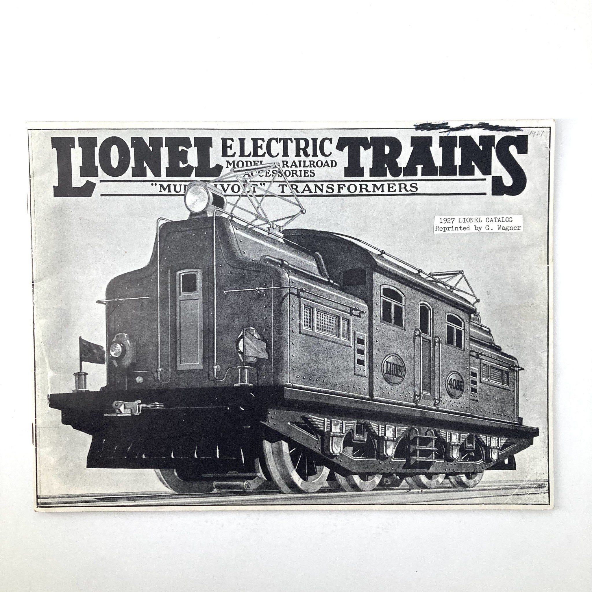 1927 Lionel Electric Trains Model Railroad Accessories Catalog reprint