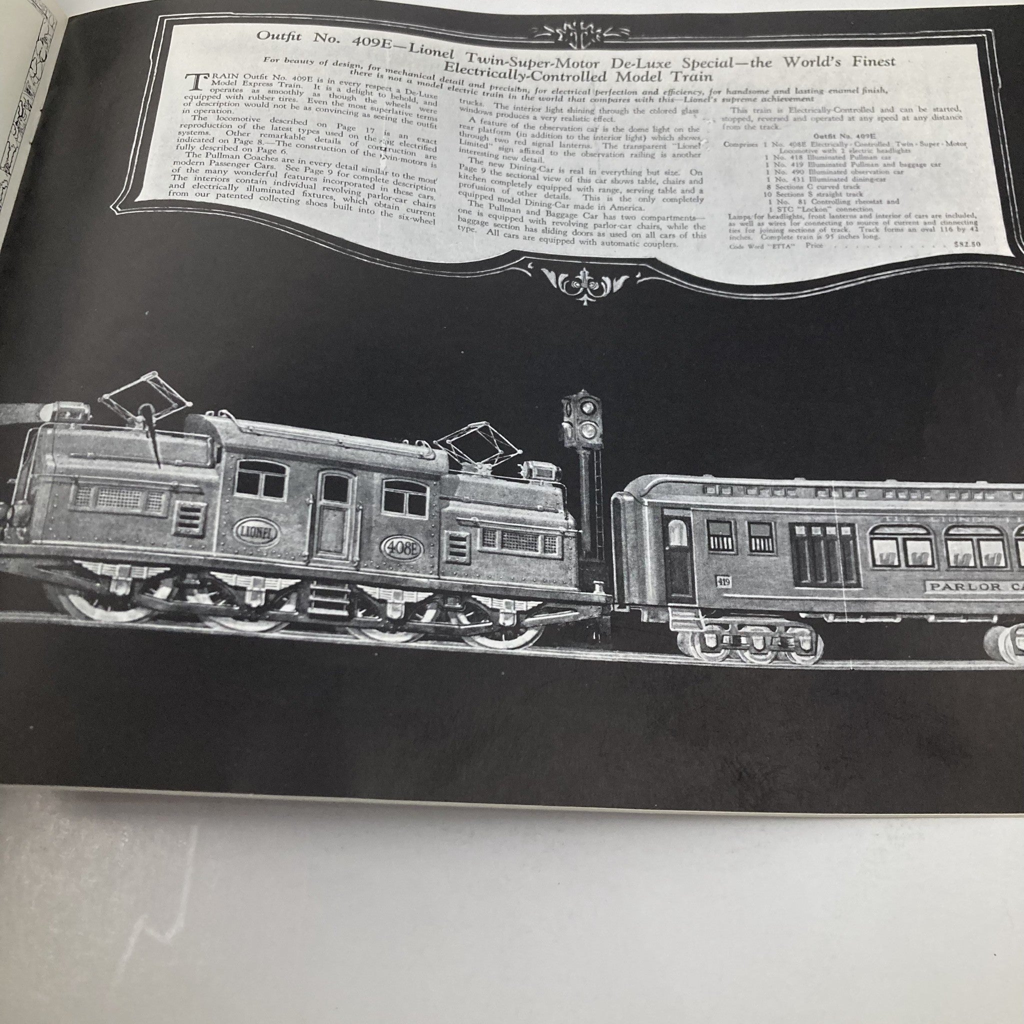 1927 Lionel Electric Trains Model Railroad Accessories Catalog reprint