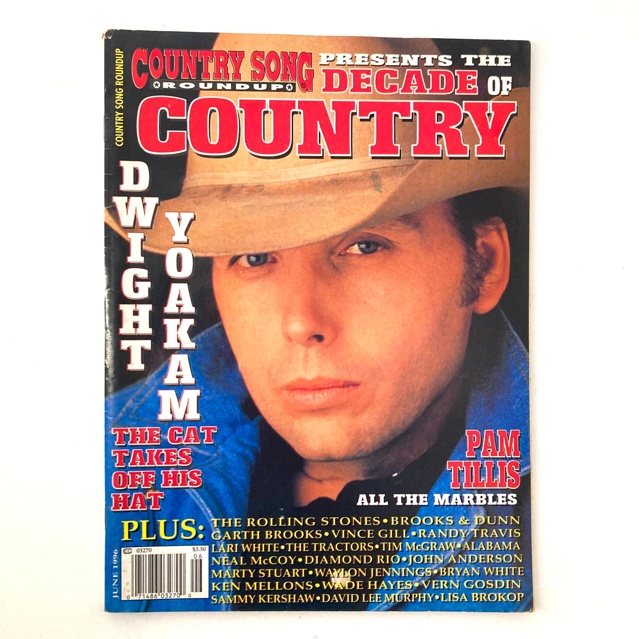 Country Song Roundup Magazine June 1996 Dwight Yoakam No Label VG