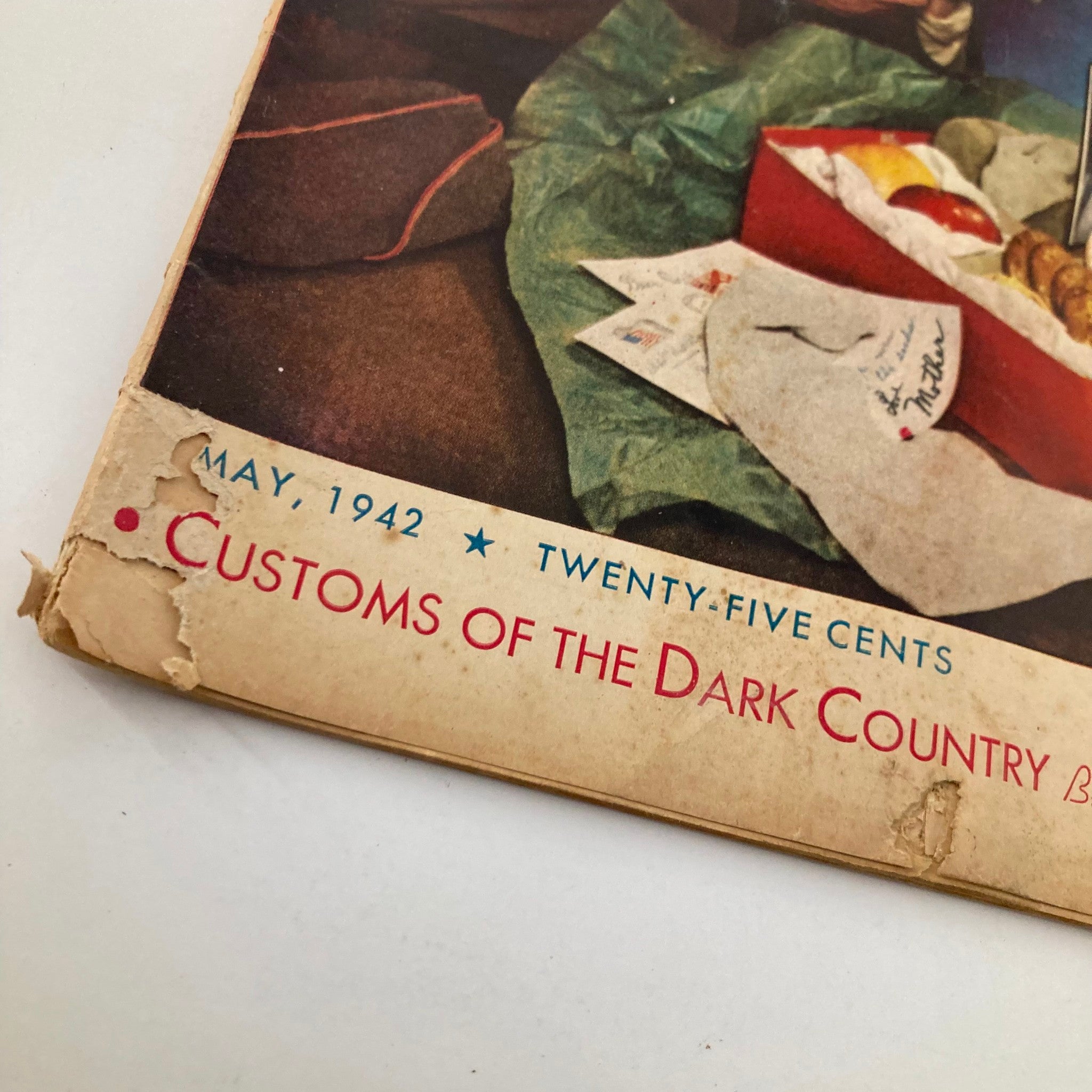 VTG Christian Herald Magazine May 1942 Customs of The Dark Country No Label