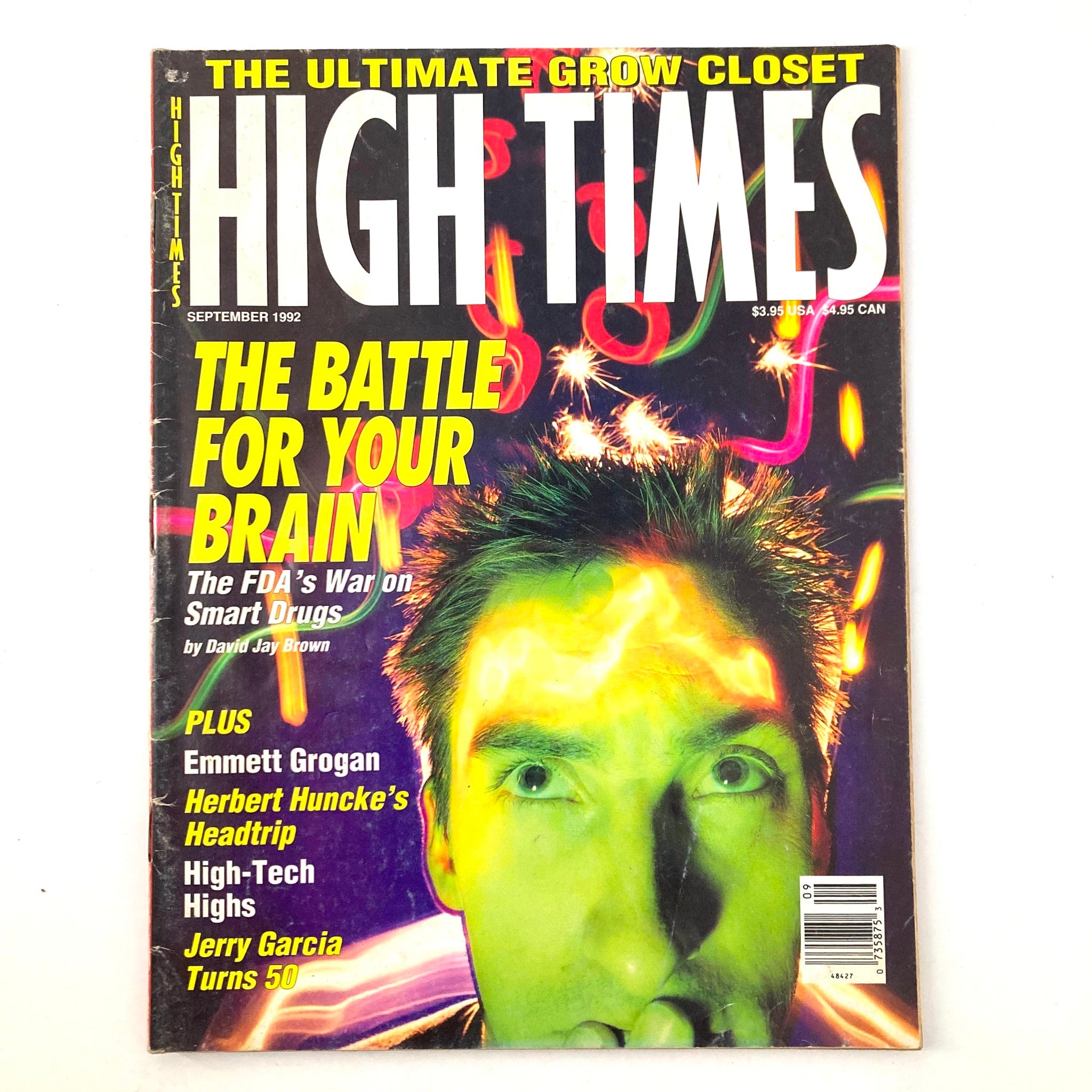 High Times Magazine September 1992 No. 205 The Battle For Your Brain No Label