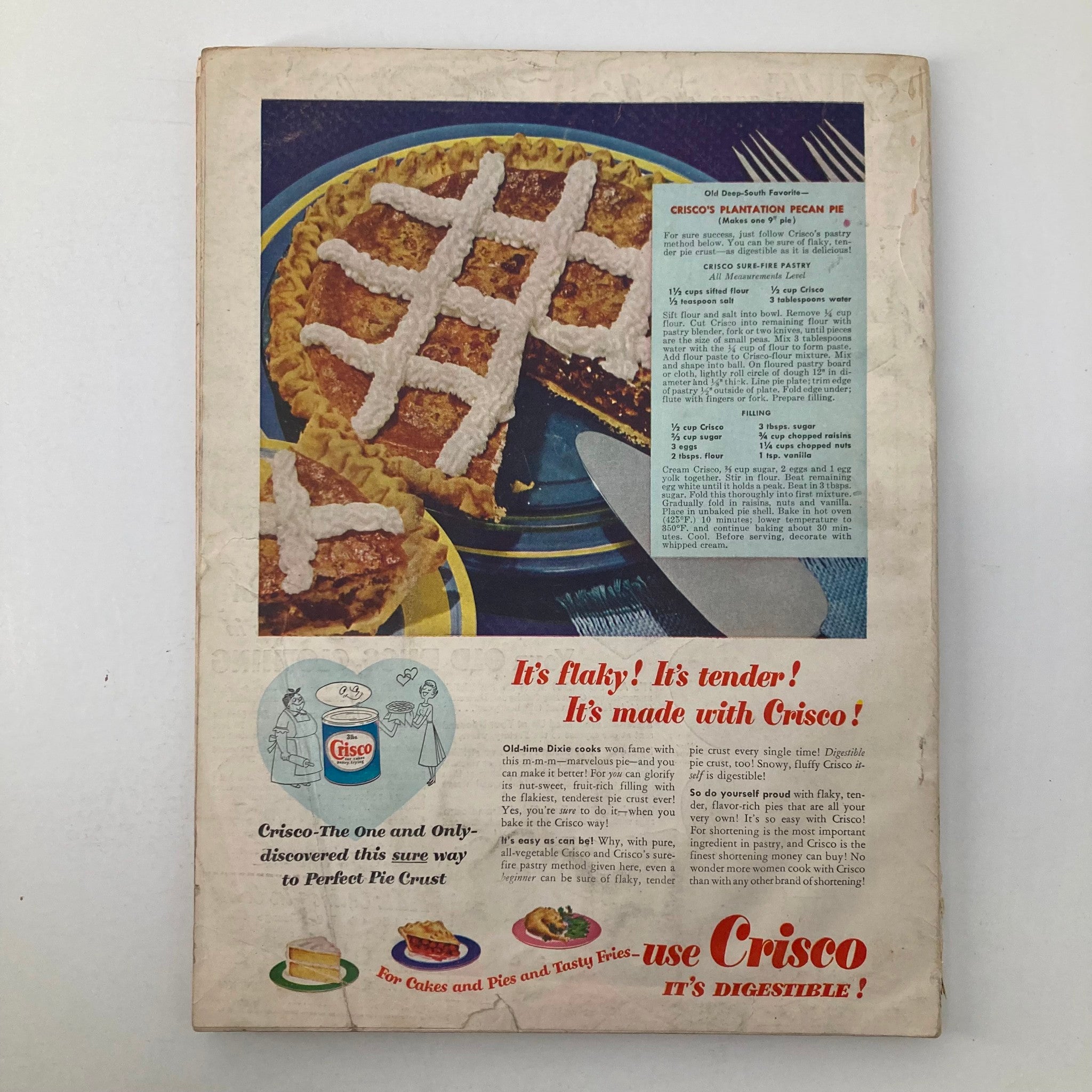 VTG Good Housekeeping Magazine February 1951 Complete Pie Cook Book