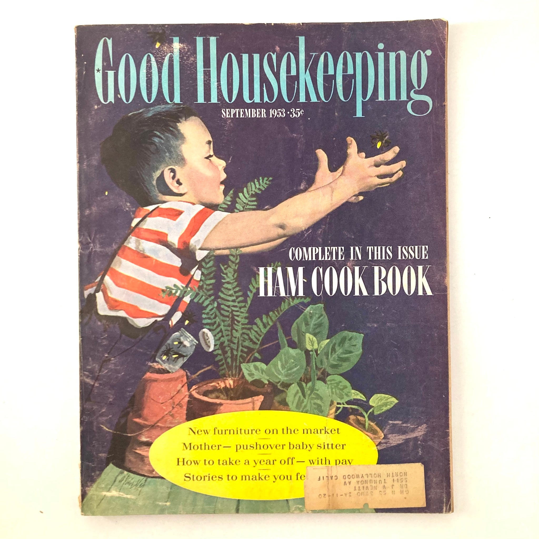 VTG Good Housekeeping Magazine September 1953 Complete Ham Cook Book