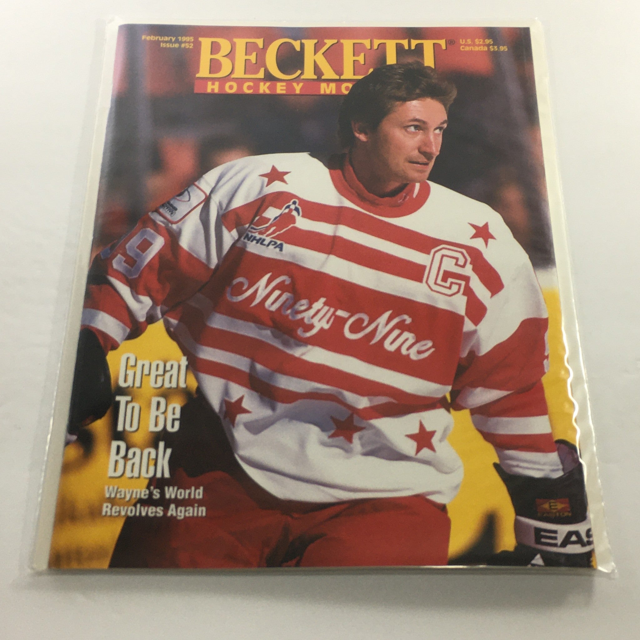 Beckett Hockey Monthly: February 1995 Issue #52 - Wayne's World Revolves Again