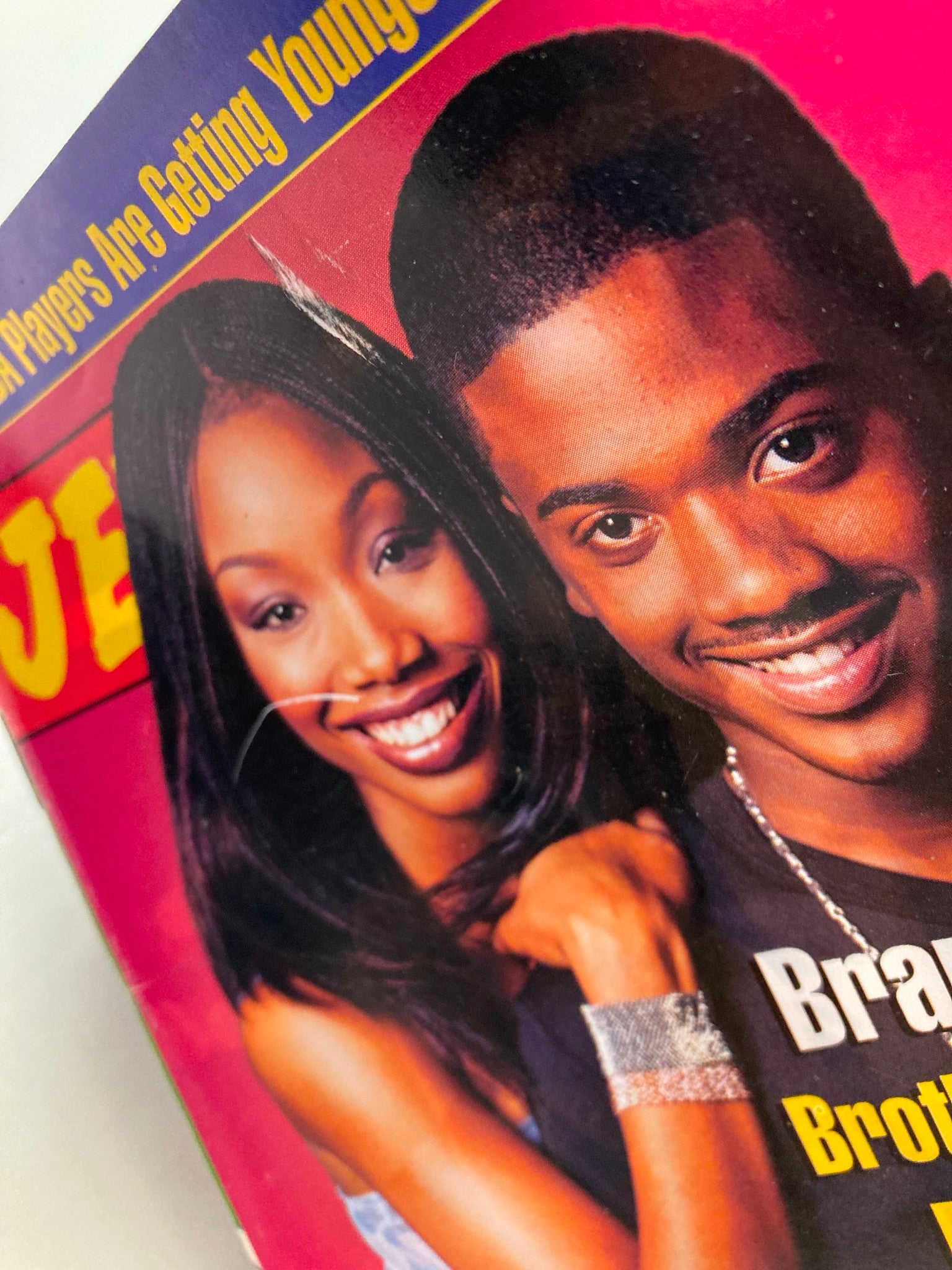 Jet Magazine November 27 2000 Vol 98 #22 Brandy and Brother Ray J in 'Moesha'