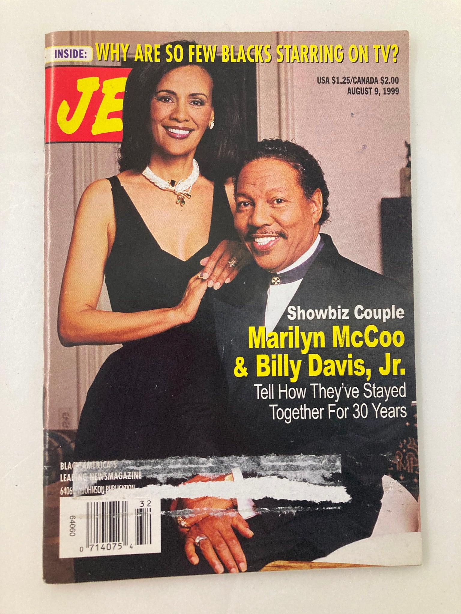 Jet Magazine August 9 1999 Vol 96 #10 Marilyn McCoo and Billy Davis Jr.