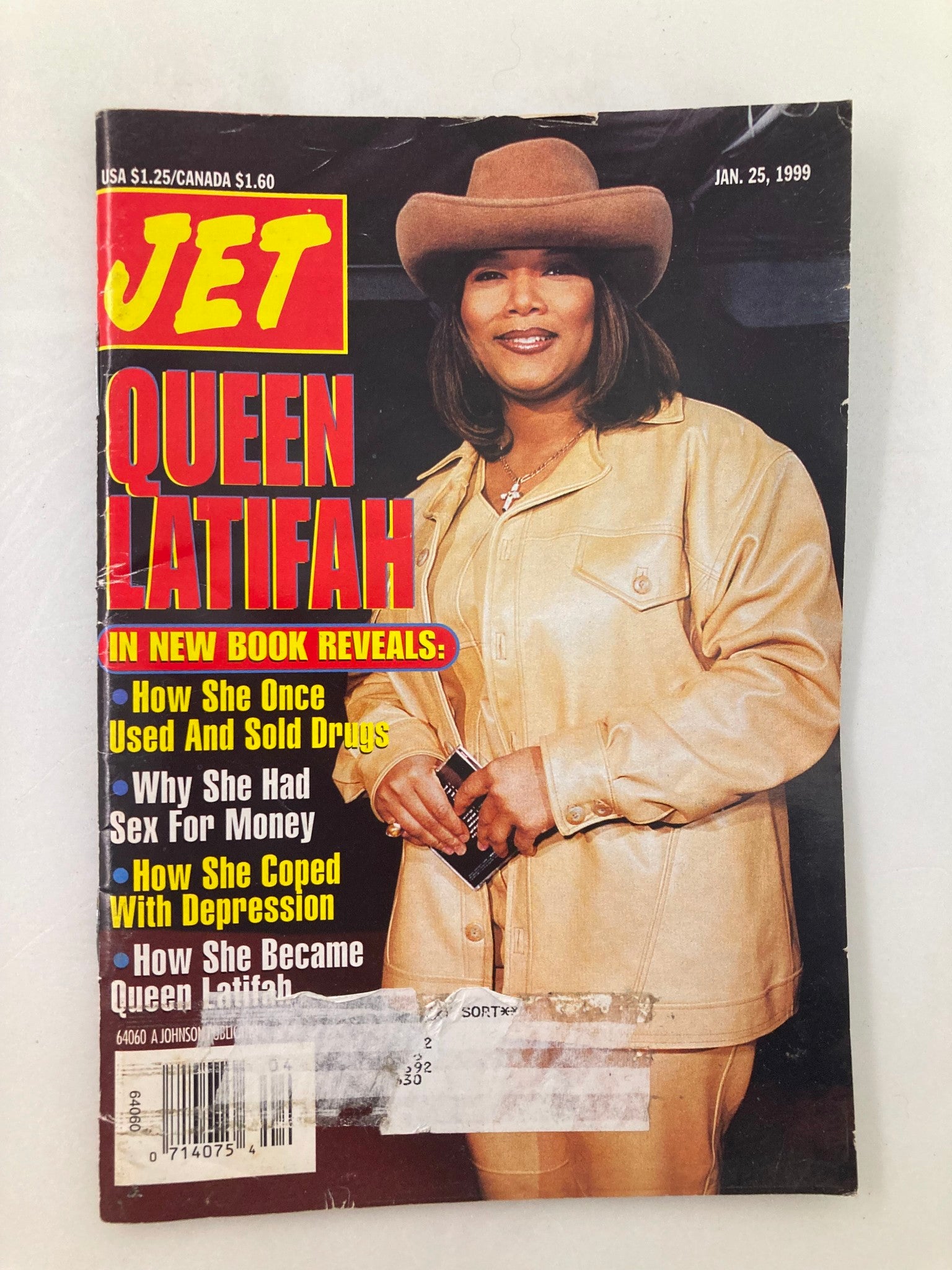 Jet Magazine January 25 1999 Vol 95 #8 Queen Latifah How She Coped w Depression