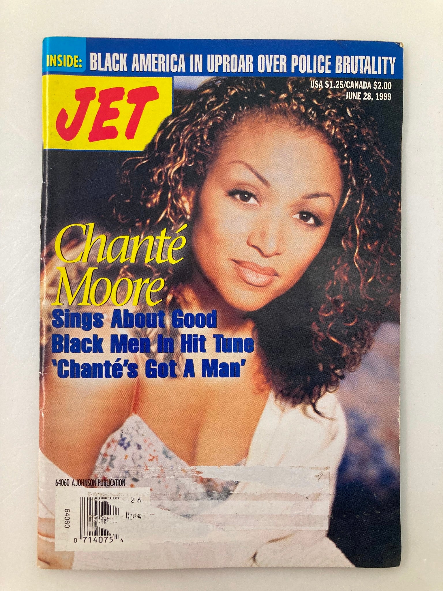 Jet Magazine June 28 1999 Vol 96 #4 Chante Moore and TV Star Kadeem Hardison