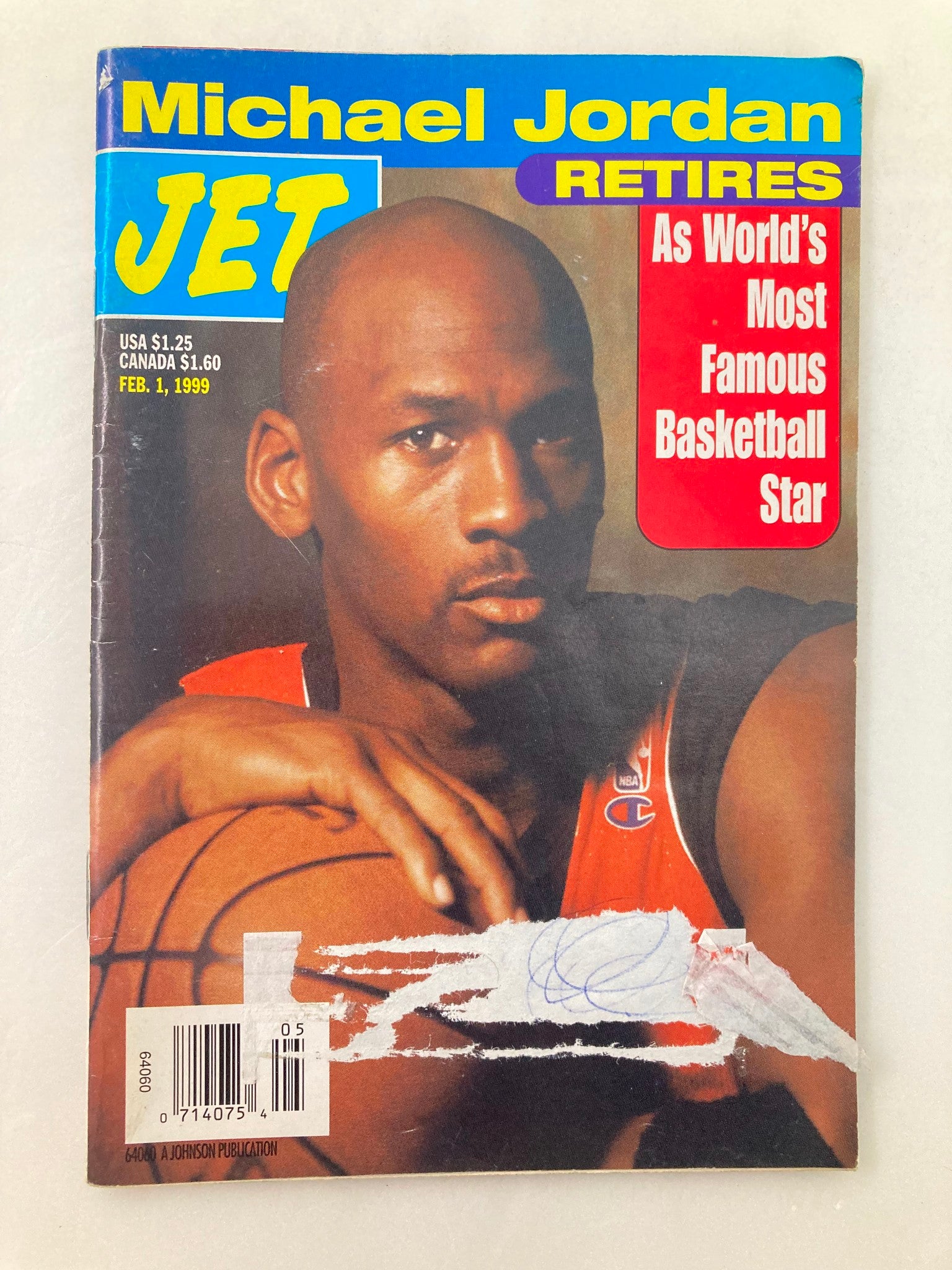 Jet Magazine February 1 1999 Vol 95 #9 Michael Jordan Retires a Superstar