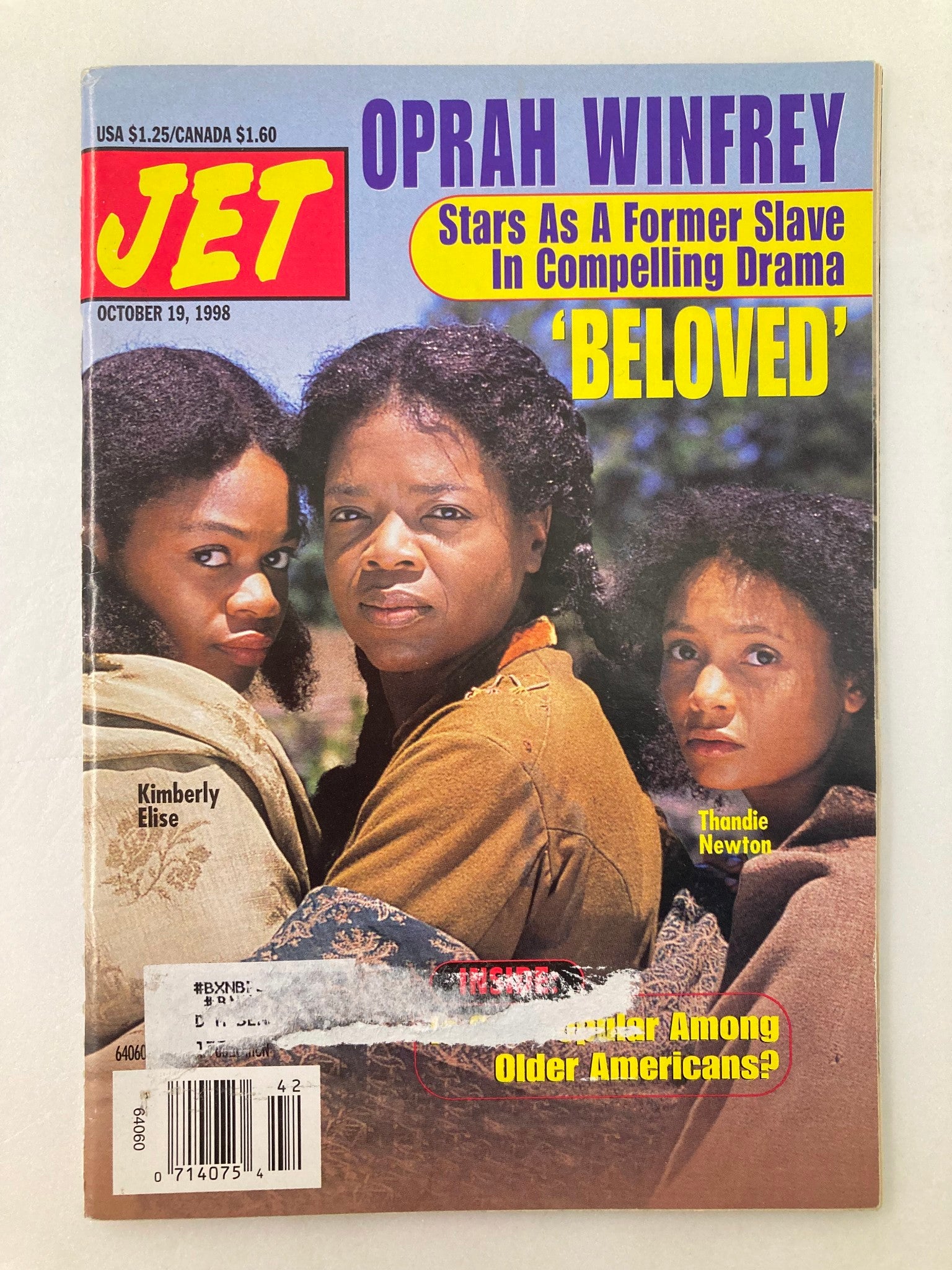 Jet Magazine October 19 1998 Vol 94 #12 Kimberly Elise, Oprah & Thandie Newton