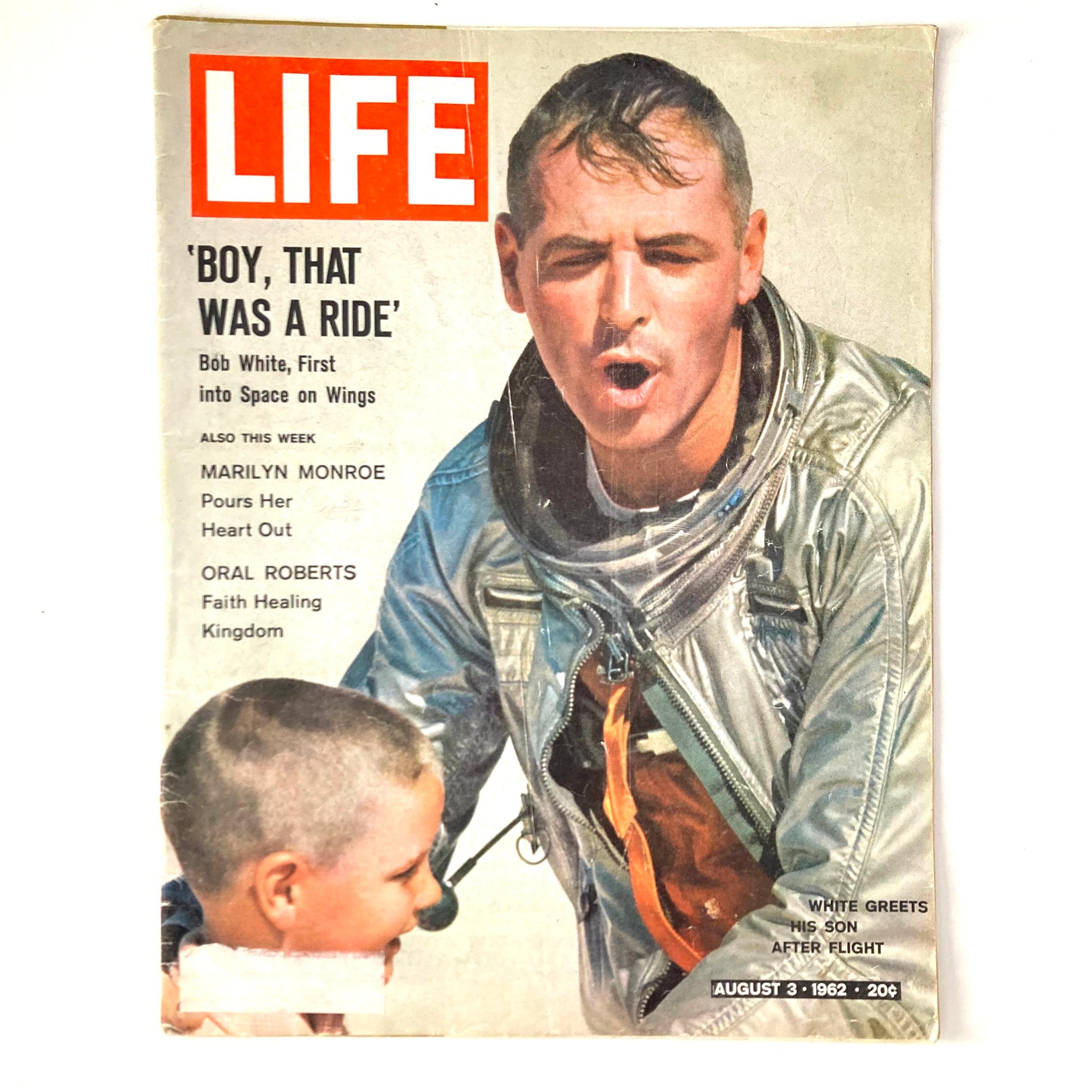 VTG Life Magazine August 3 1962 Vol 53 #5 Ed White Greets His Son After Flight