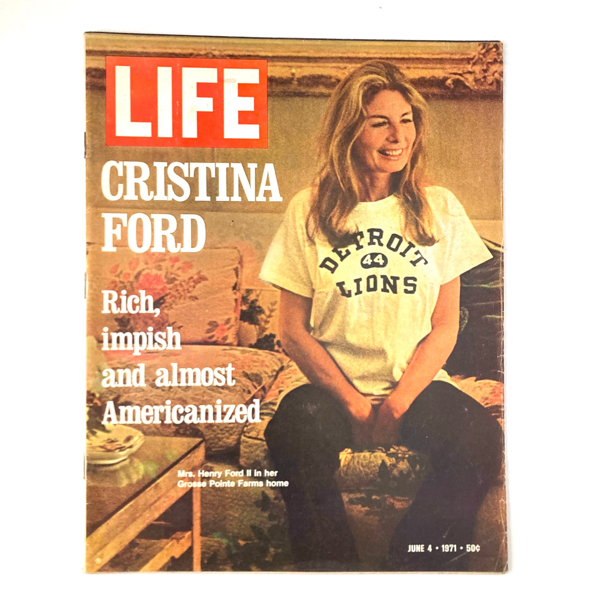 VTG Life Magazine June 4 1971 Vol 70 No. 21 Cristina Ford Cover No Label