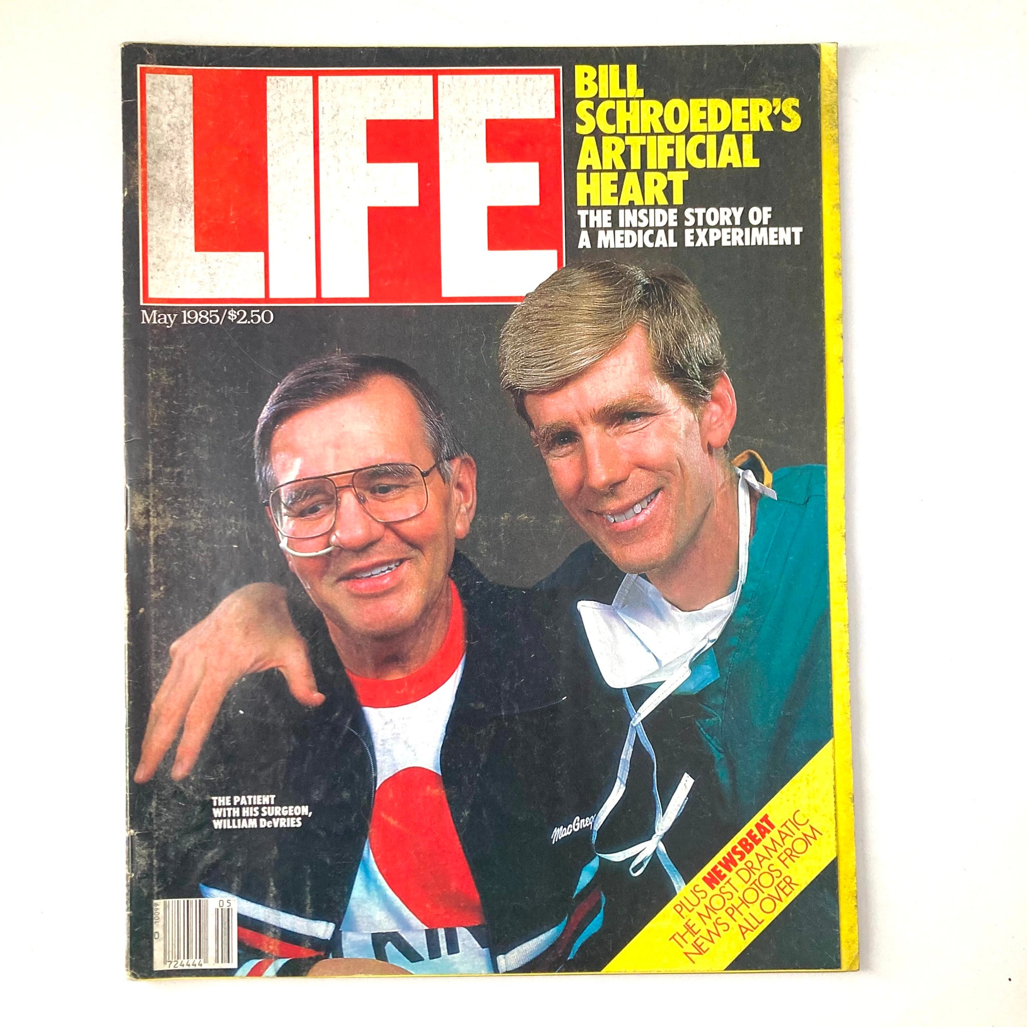 VTG Life Magazine May 1985 Vol 8 #5 Patient & Surgeon William DeVries No Label