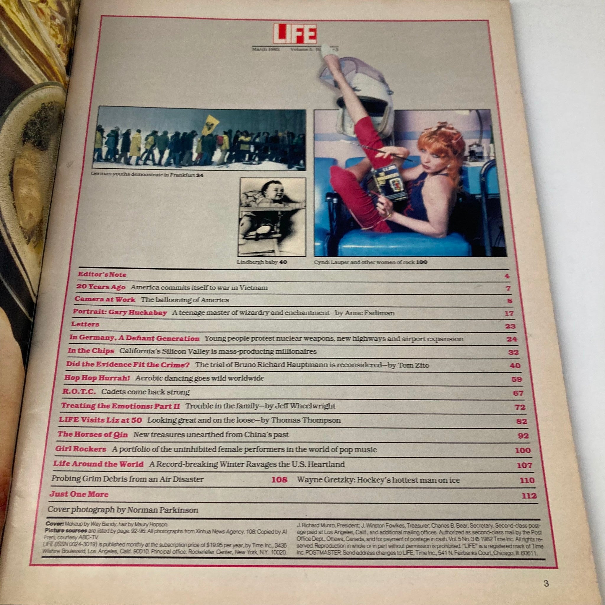 VTG Life Magazine March 1982 Vol 5 No. 8 Elizabeth Taylor at 50 No Label