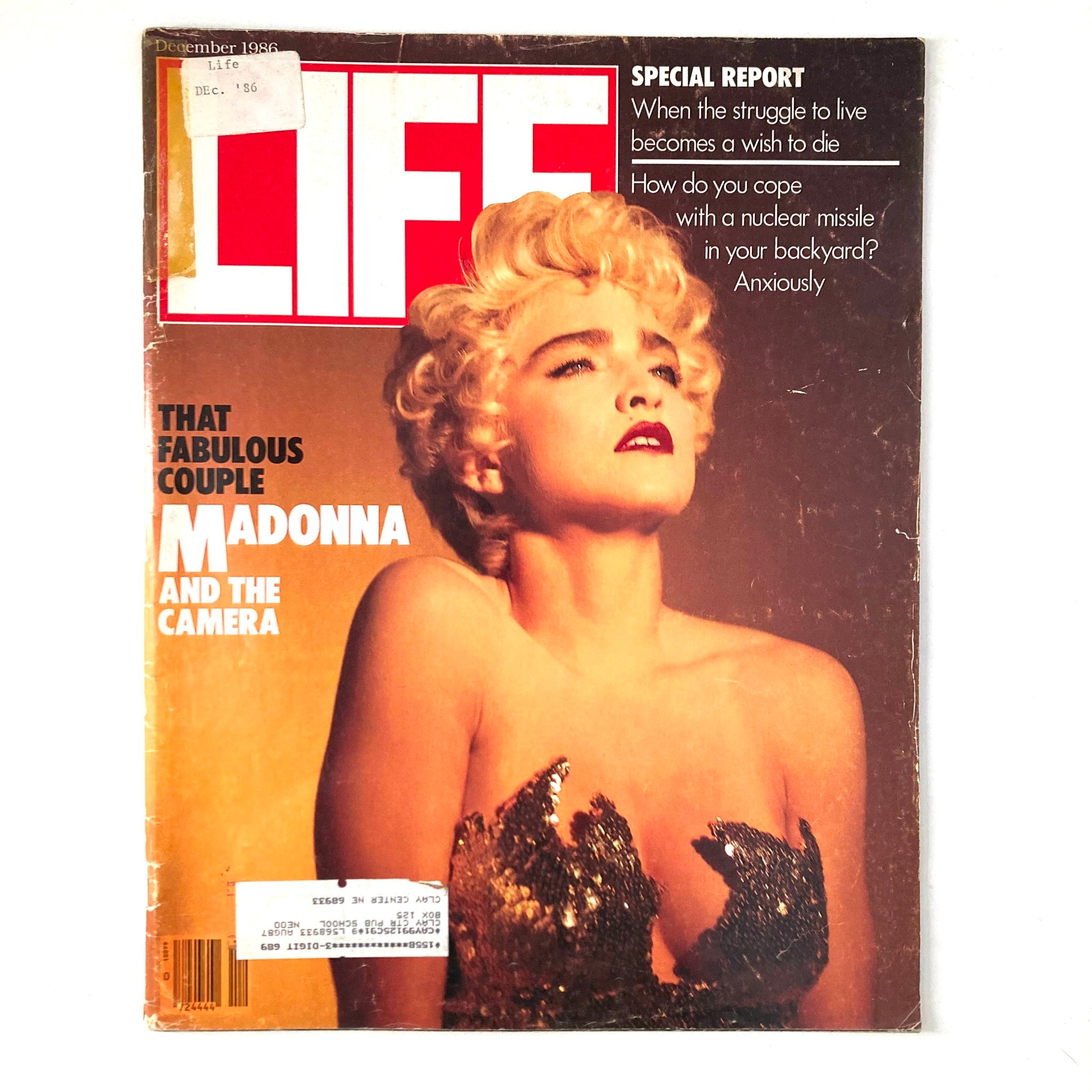 VTG Life Magazine December 1986 Vol 9 No. 13 Madonna and The Camera