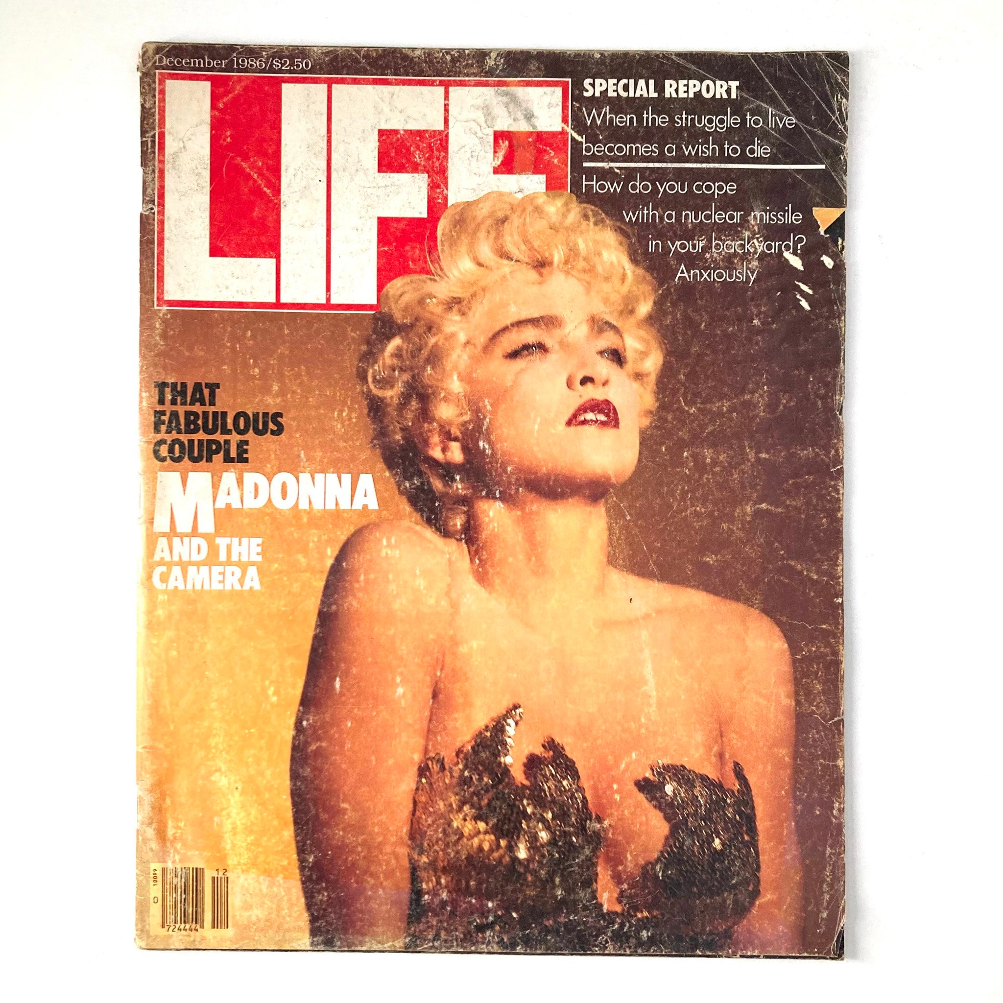 VTG Life Magazine December 1986 Vol 9 No. 13 Madonna GD Interior No Label