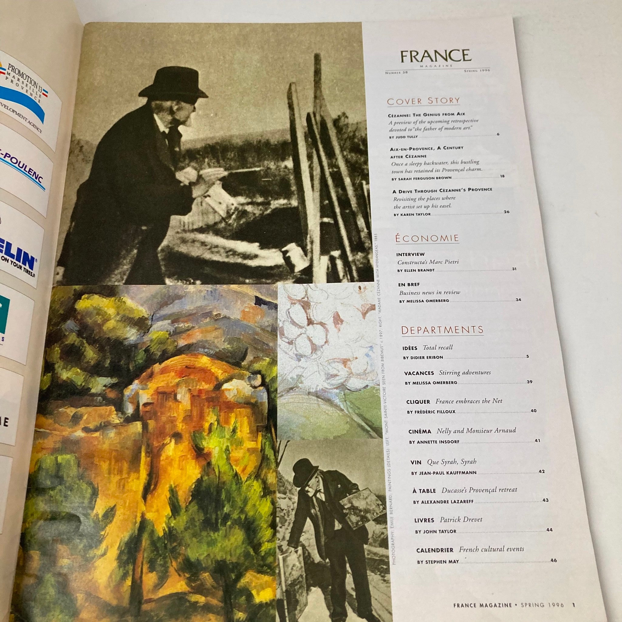 France Magazine Spring 1996 No. 38 Cezanne The Genius from Aix